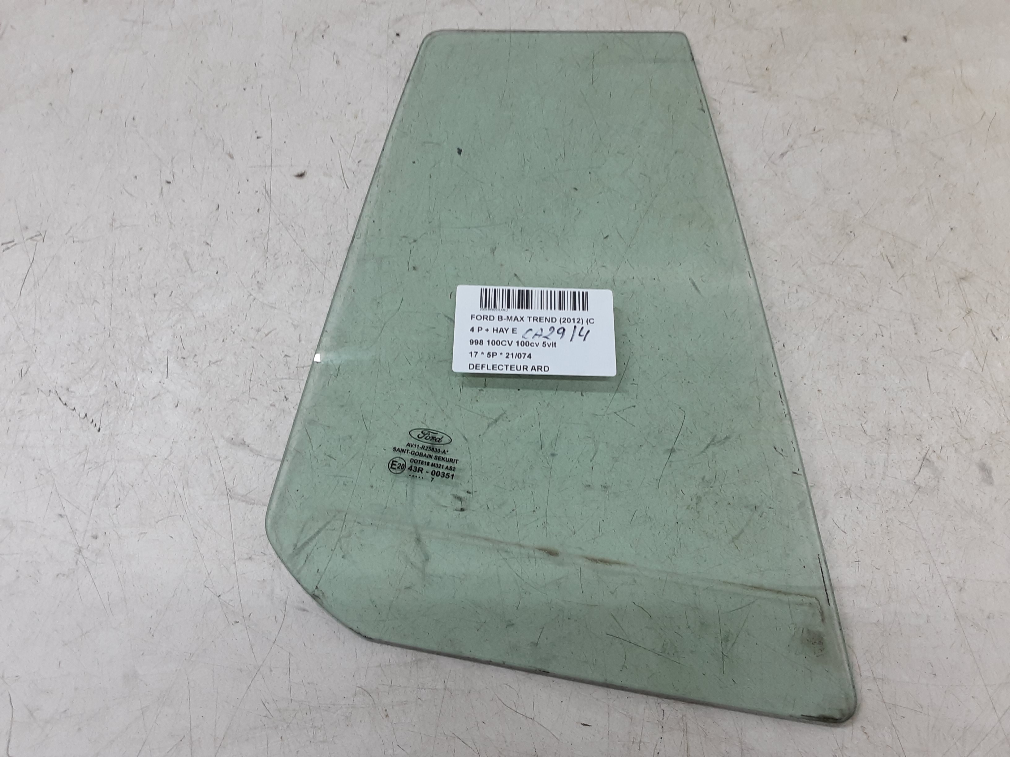 ZIJRUIT ACHTER RECHTS Ford B-MAX 10/12+