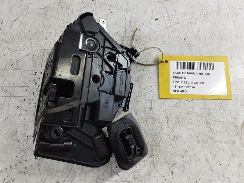 VERGRENDELING ACHTER RECHTS Skoda OCTAVIA (5E) 11/12 - 3/17