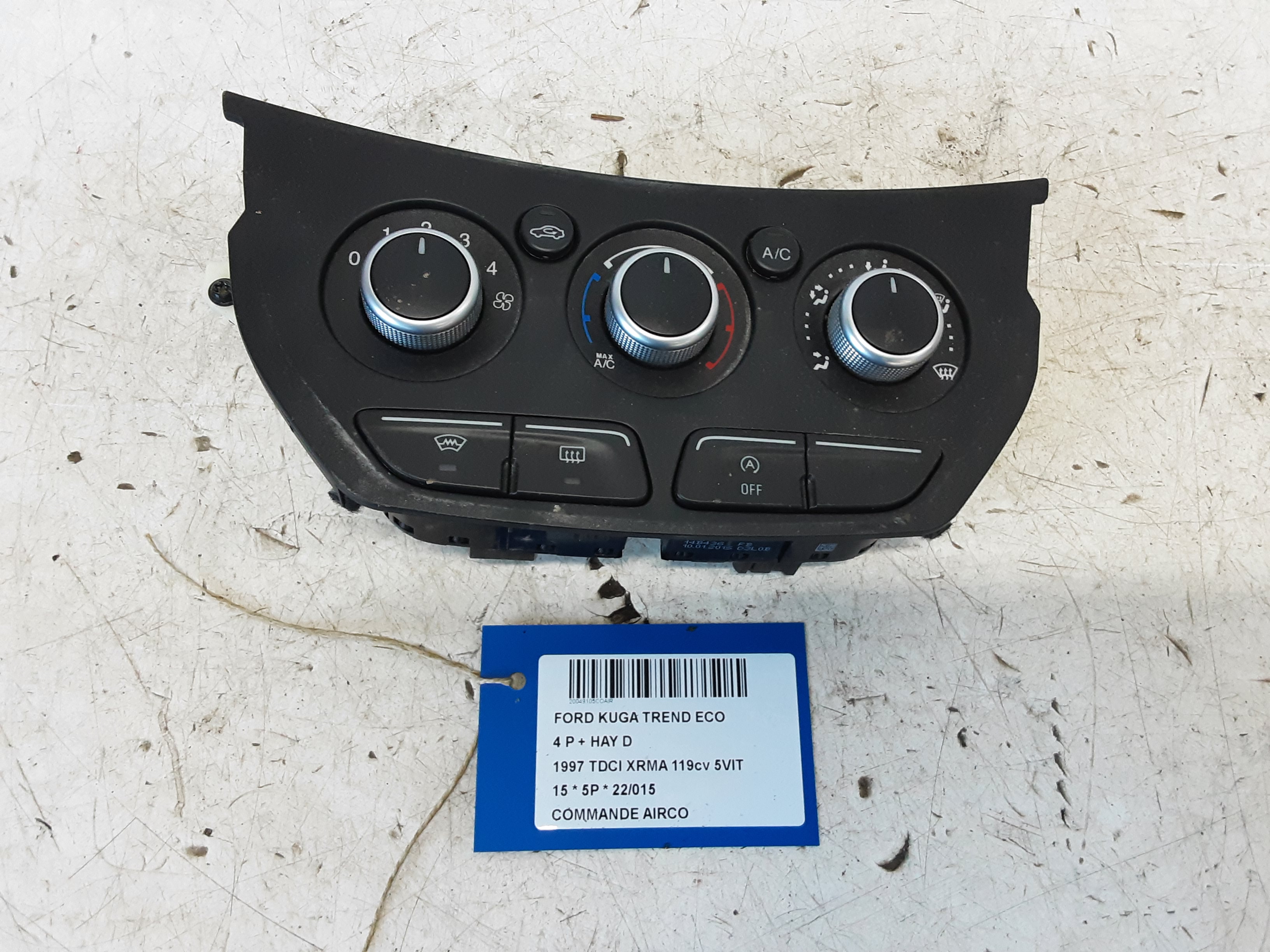 BEDIENINGSPANEEL AIRCO Ford KUGA 3/13 - 16