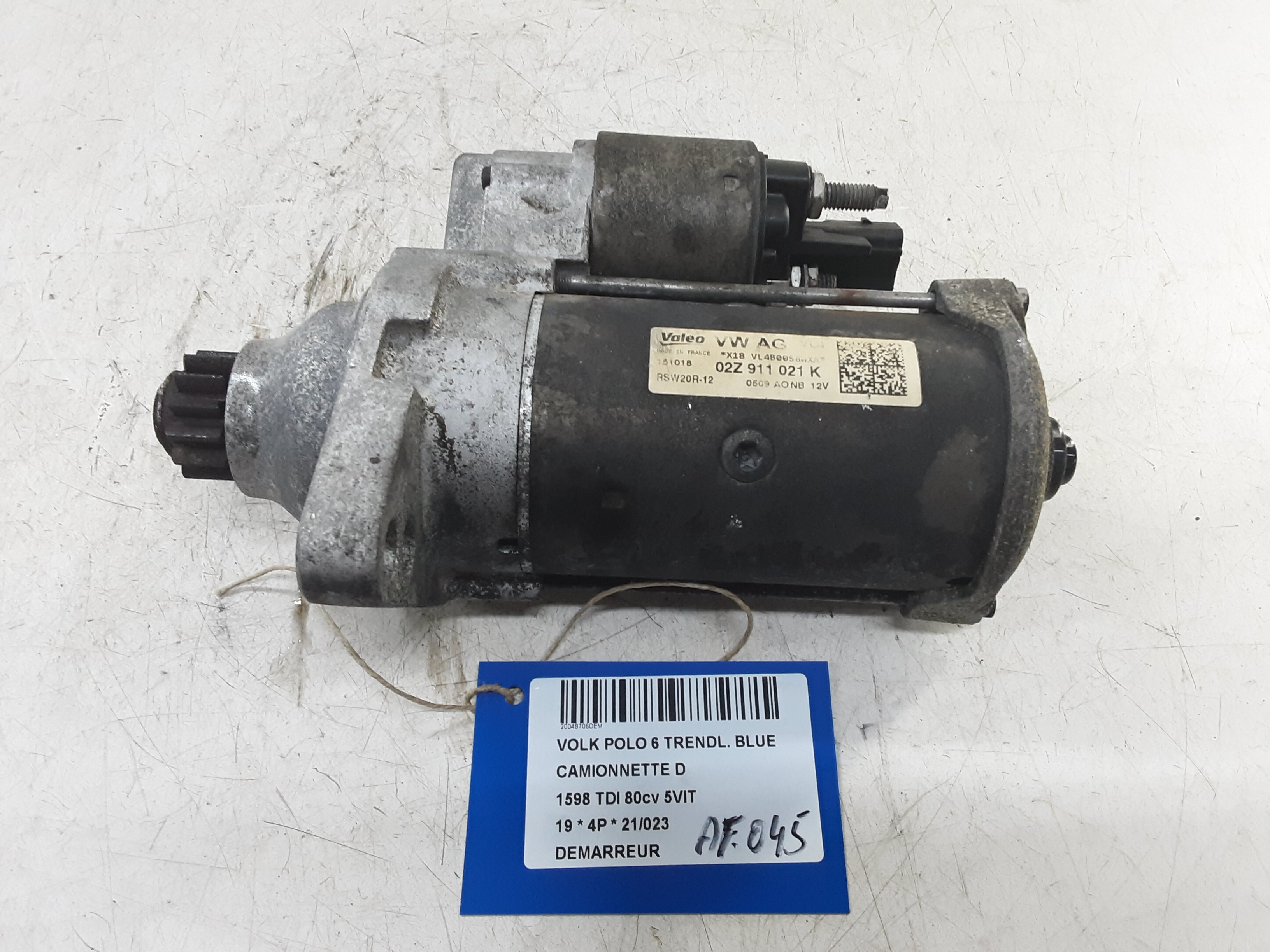 STARTMOTOR Vw POLO (AW/BZ) 10/17 - 9/21