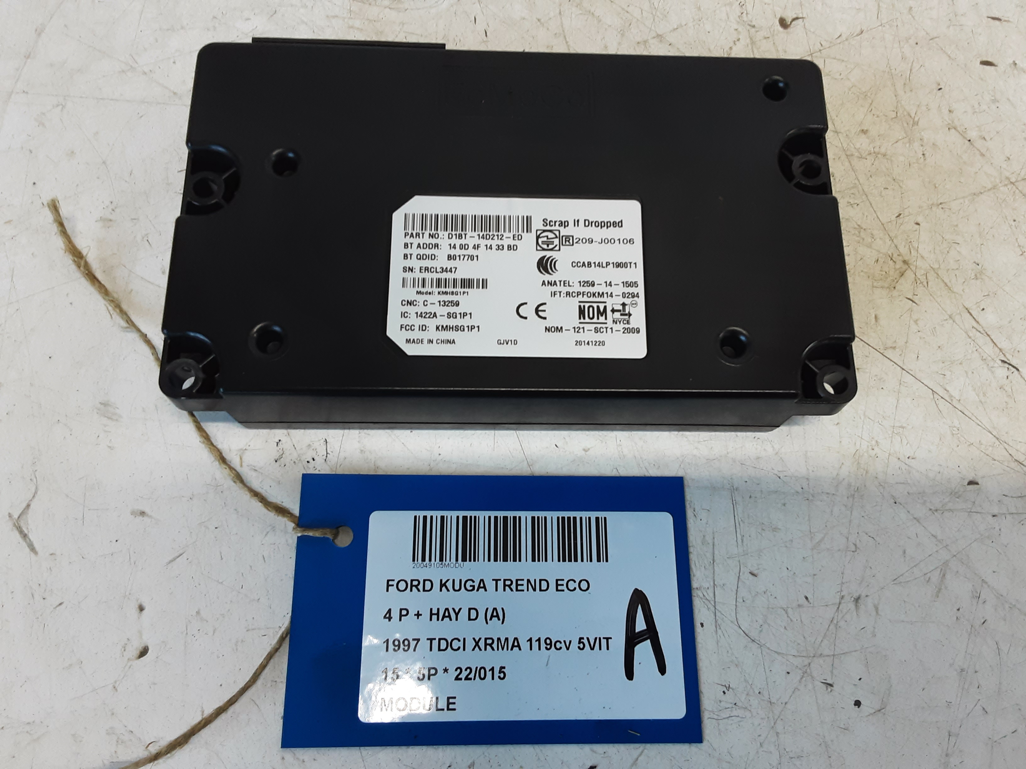 MODULE Ford KUGA 3/13 - 16
