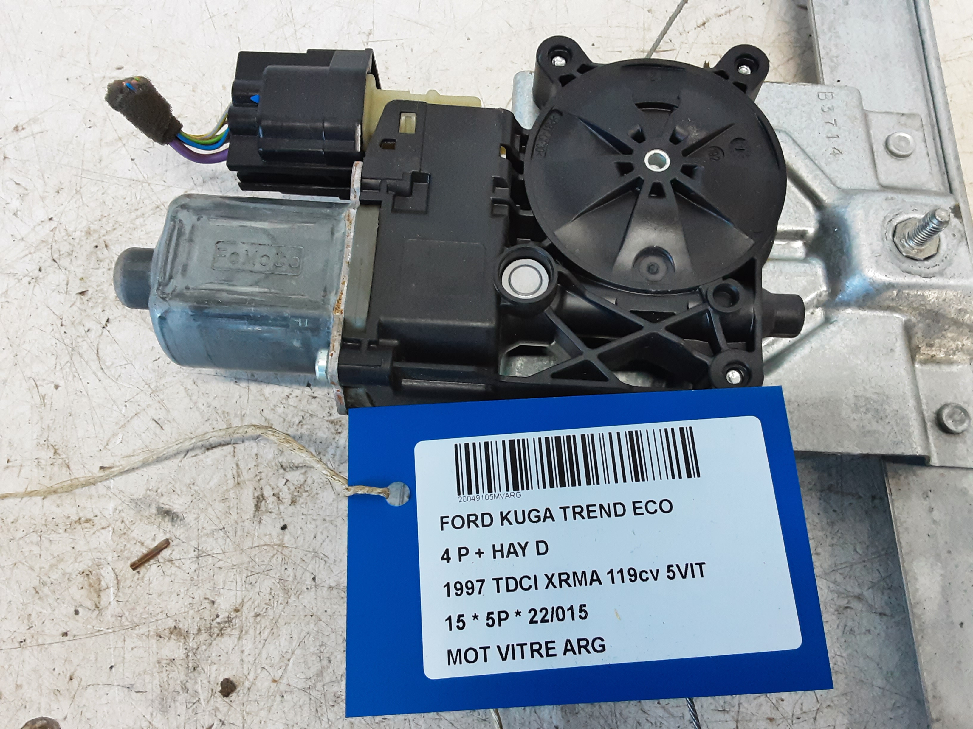 MOTOR RUITMECHANISME ACHTER LINKS Ford KUGA 3/13 - 16