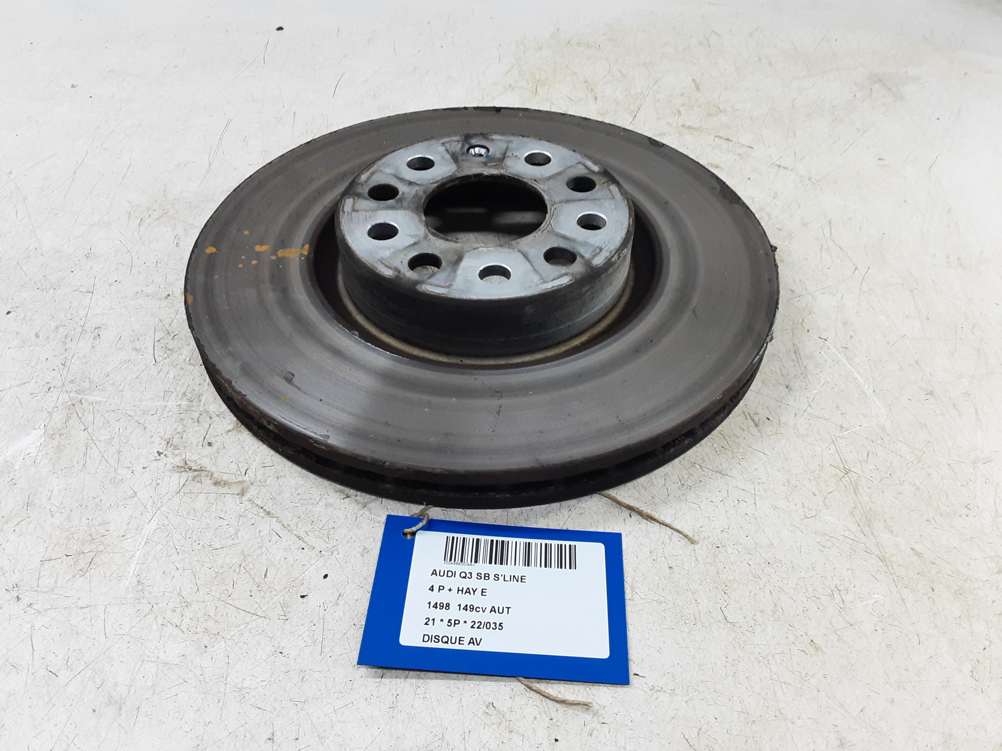REMSCHIJF VOOR Audi Q3 11/18+