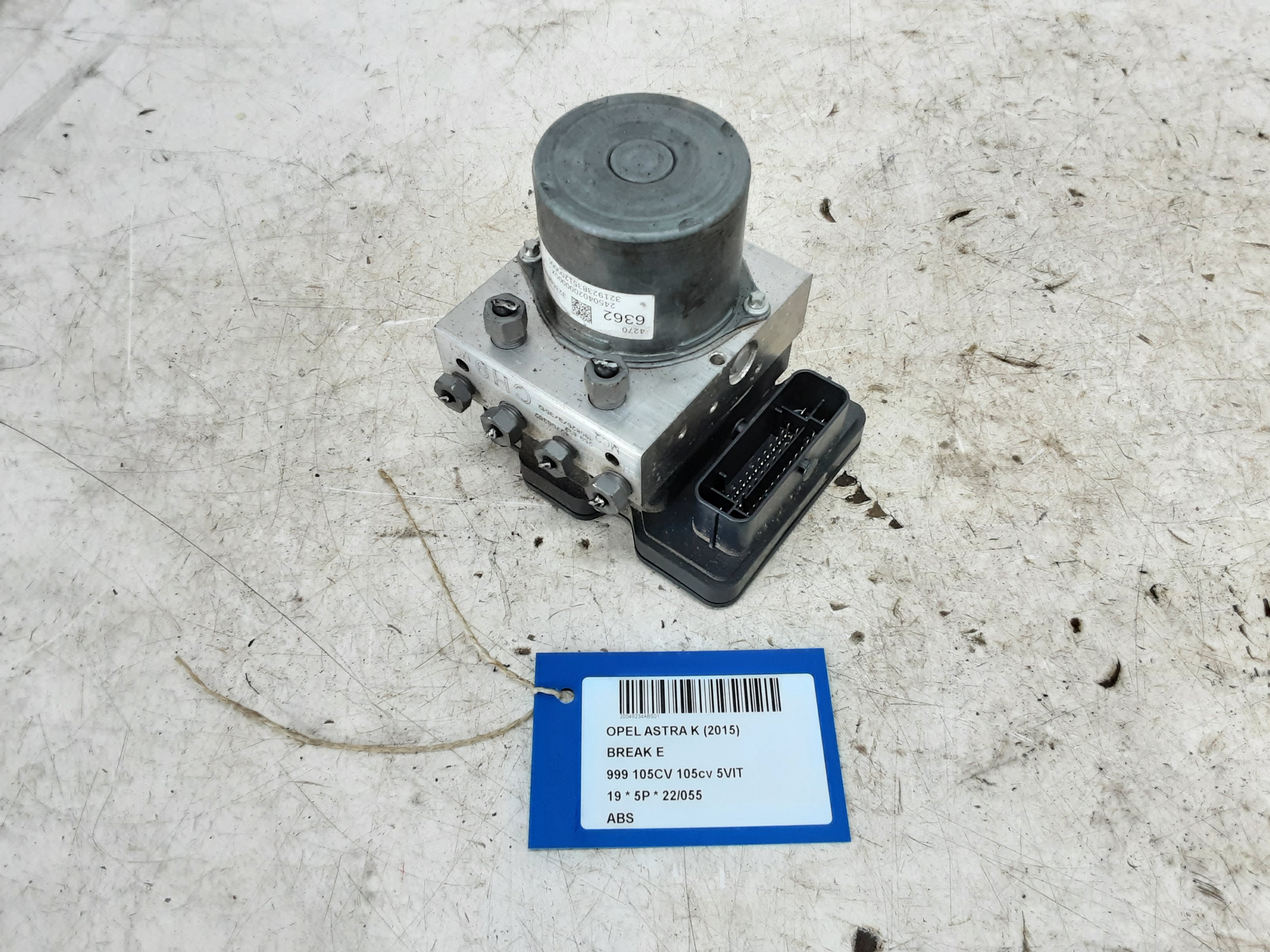 ABS Opel ASTRA K 8/15 - 8/19 5P/D