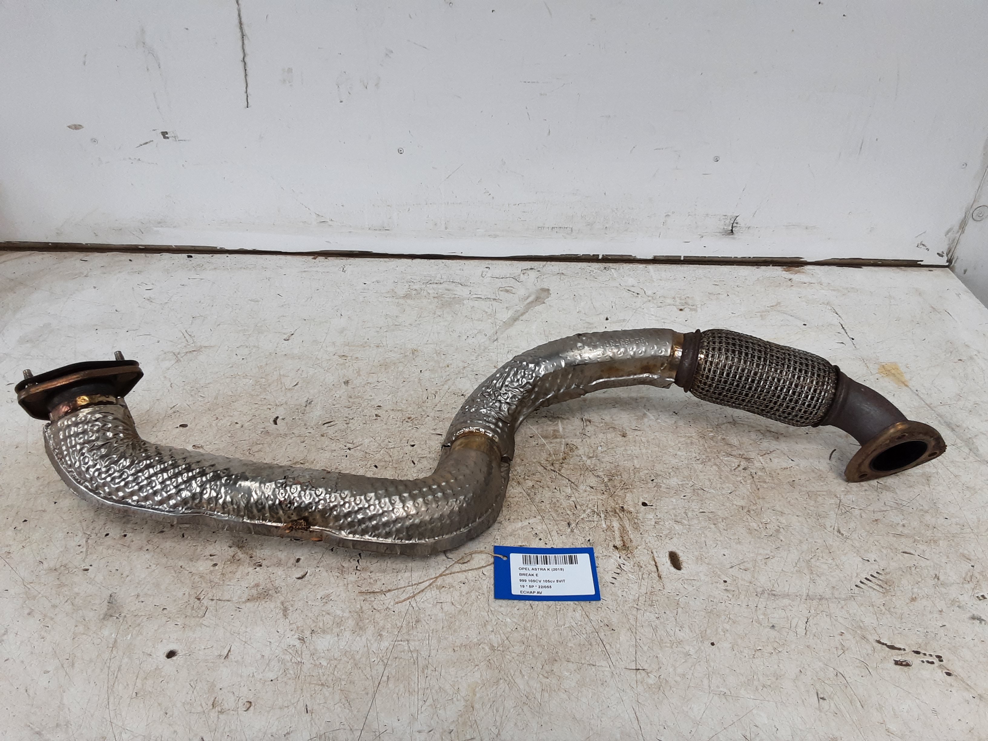 UITLAAT VOORPIJP Opel ASTRA K 8/15 - 8/19 5P/D