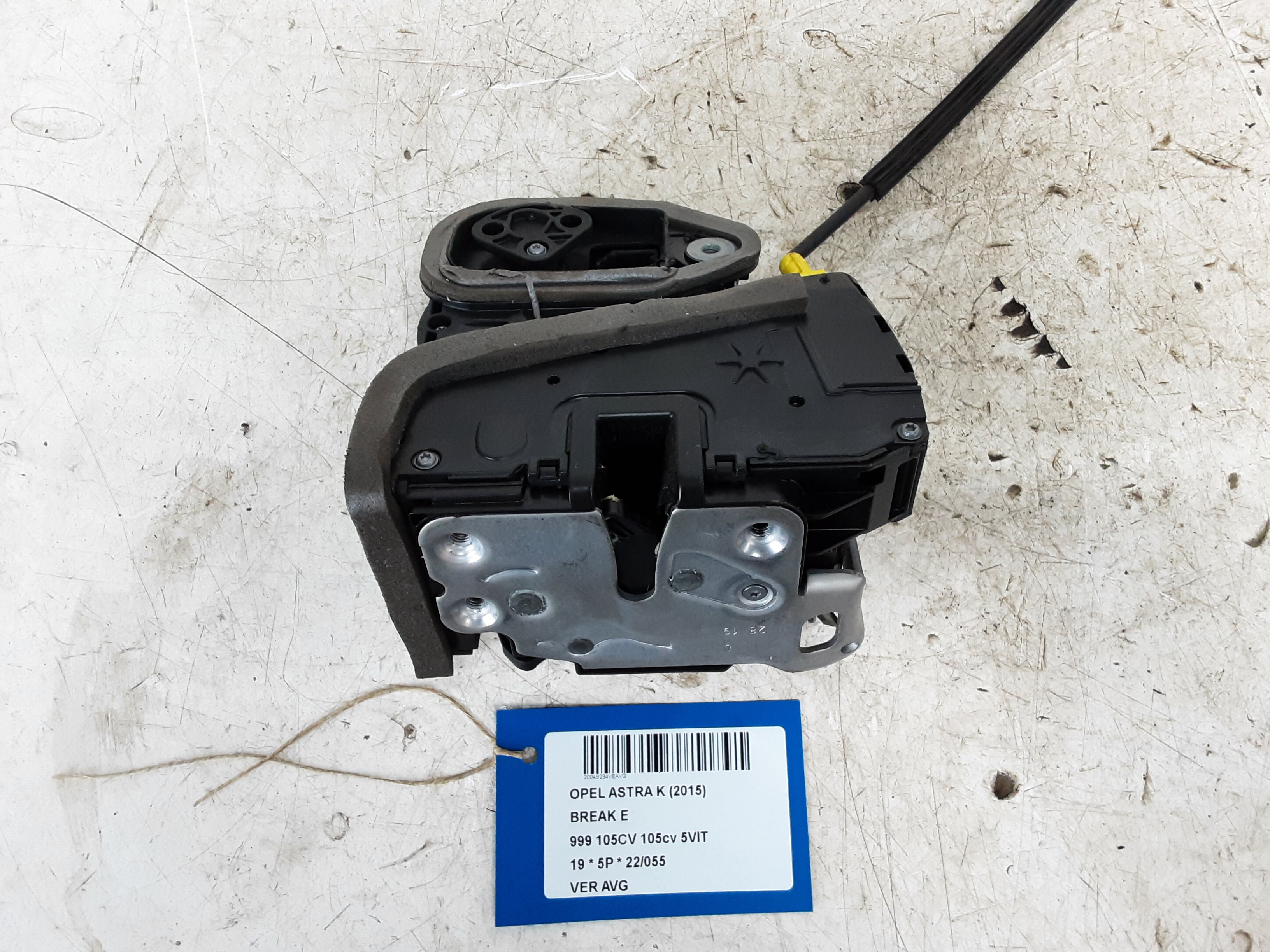 VERGRENDELING VOOR LINKS Opel ASTRA K 8/15 - 8/19 5P/D