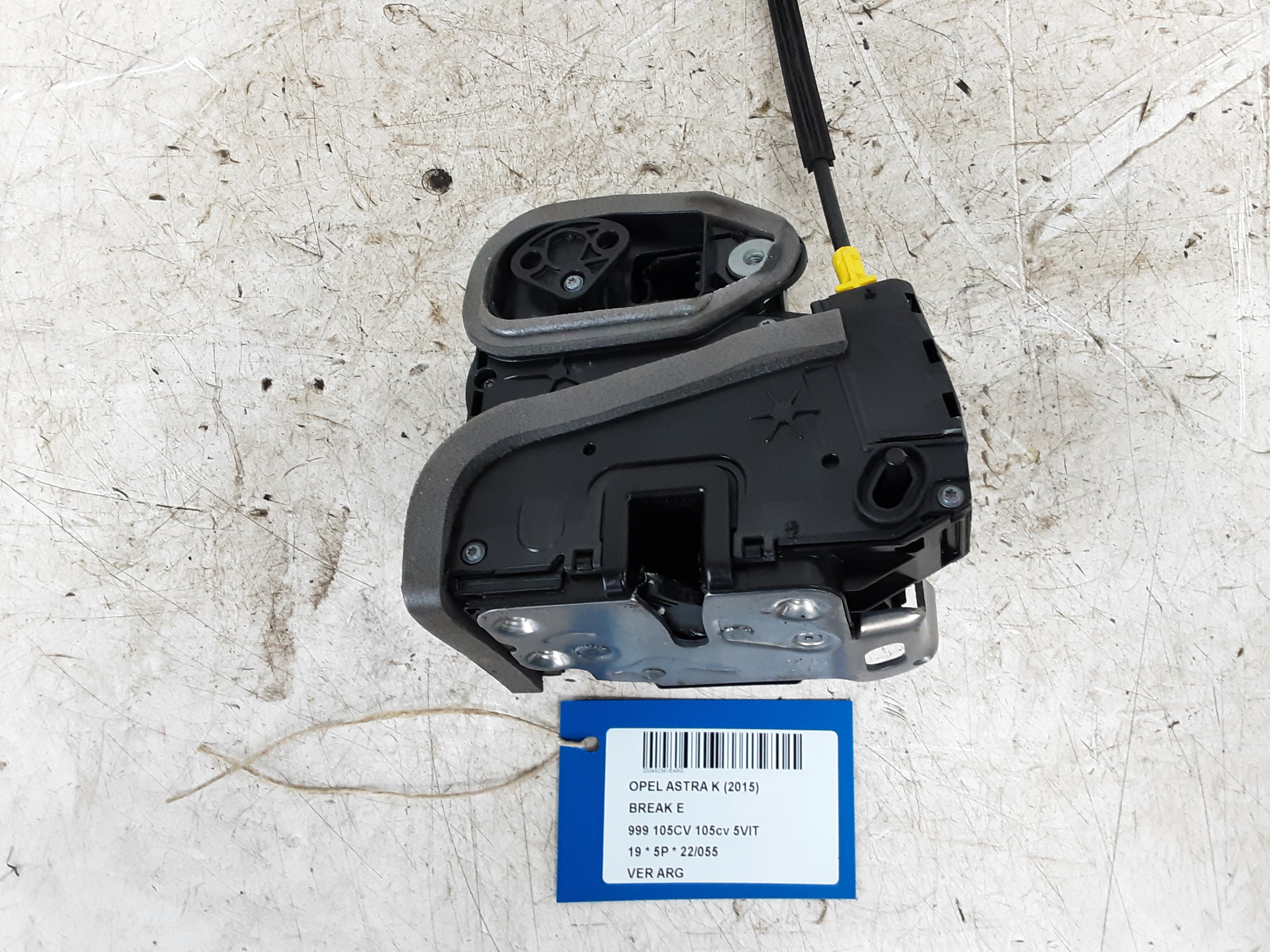 VERGRENDELING ACHTER LINKS Opel ASTRA K 8/15 - 8/19 5P/D