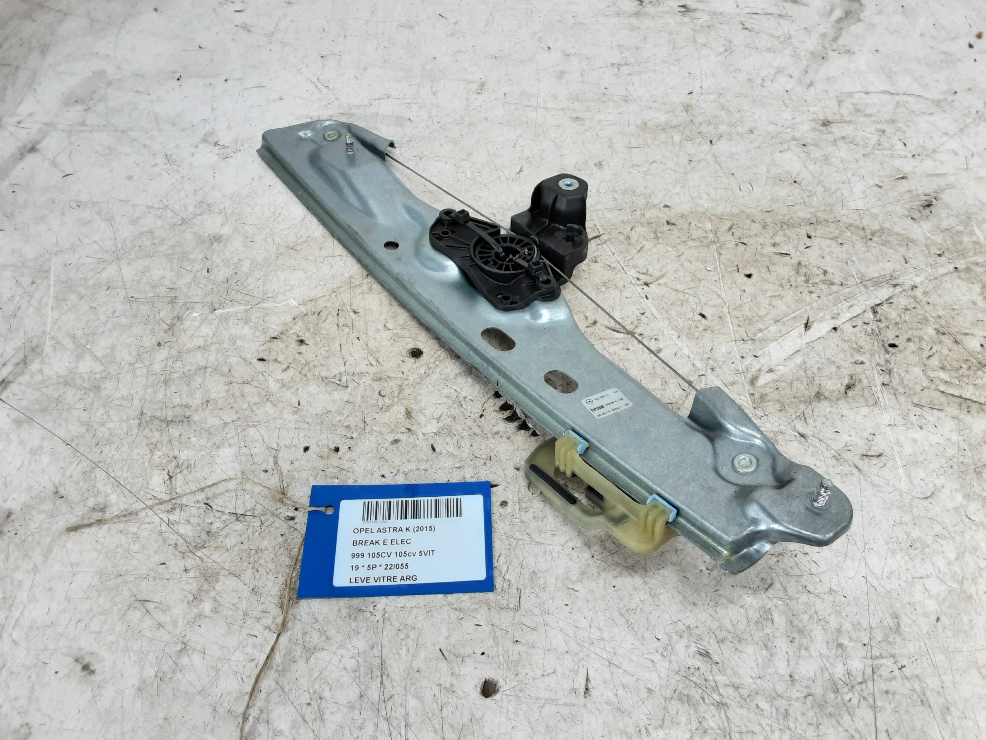 RUITMECHANISME ACHTER LINKS Opel ASTRA K 8/15 - 8/19 5P/D