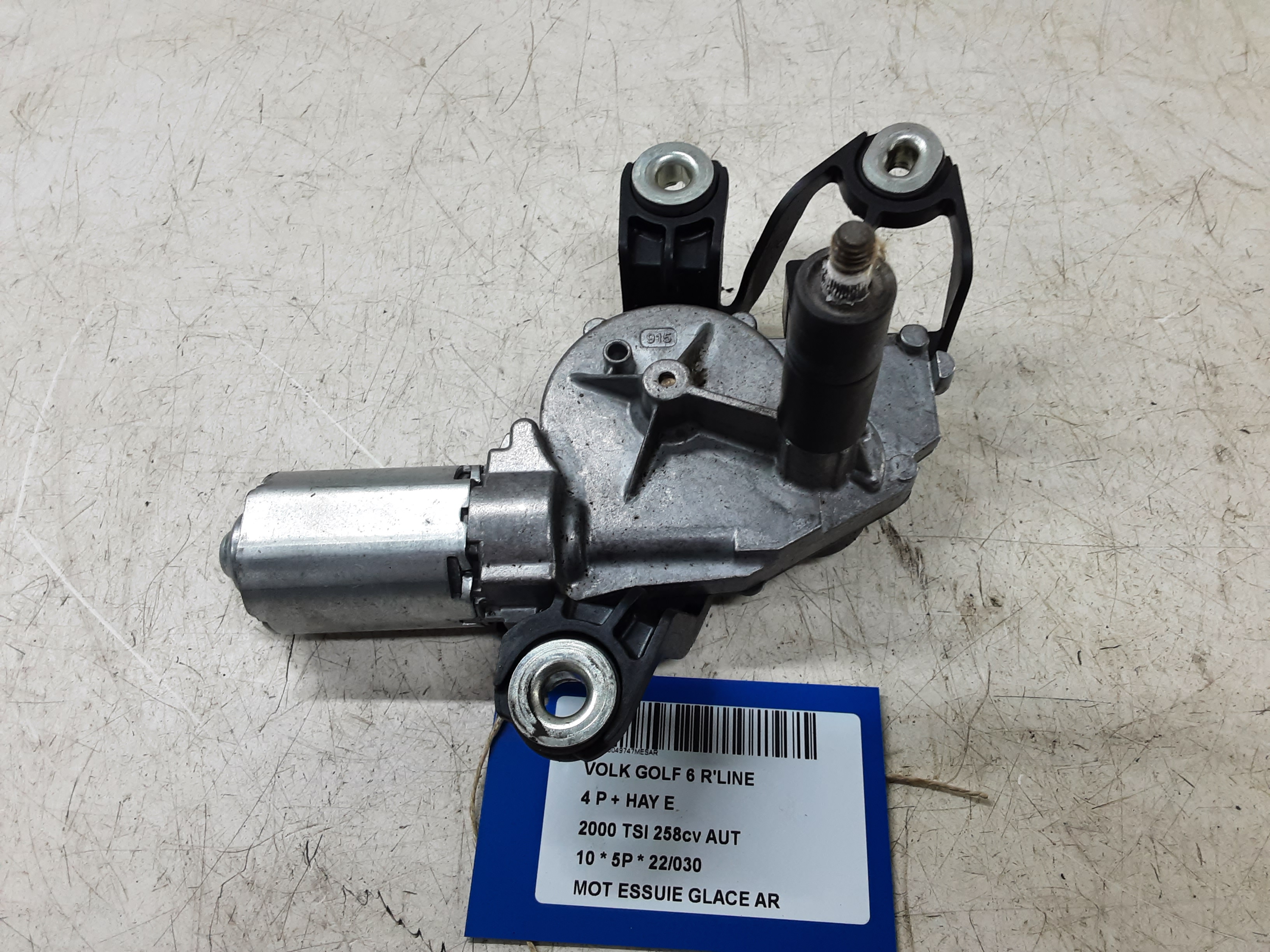 MOTEUR D&#039;ESSUIE-GLACE ARRIERE Vw GOLF VI 11/08 - 13