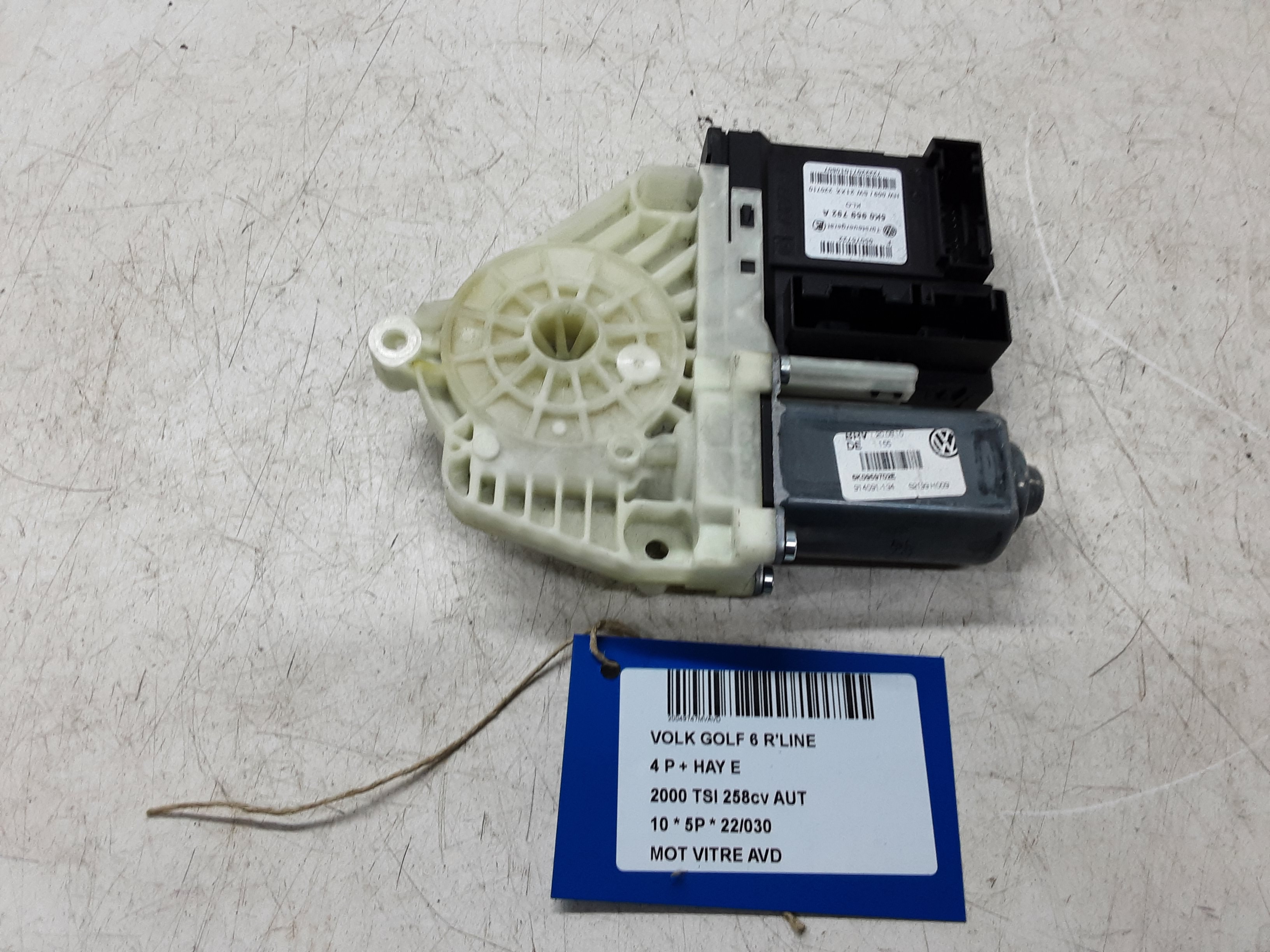 MOTOR RUITMECHANISME VOOR RECHTS Vw GOLF VI 11/08 - 13