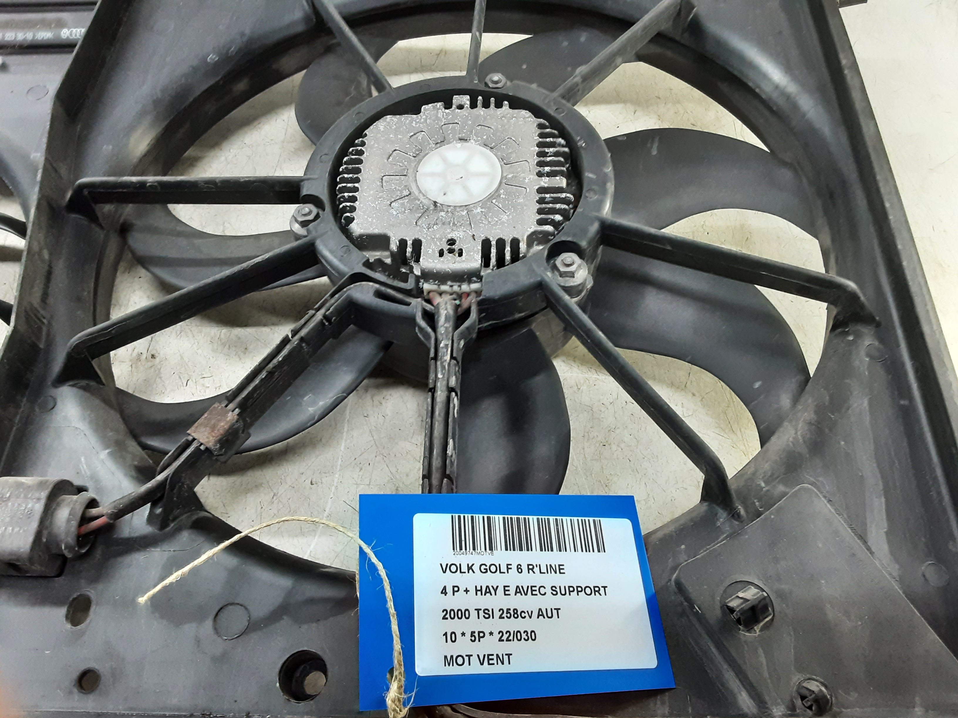 KACHEL VENTILATORMOTOR Vw GOLF VI 11/08 - 13