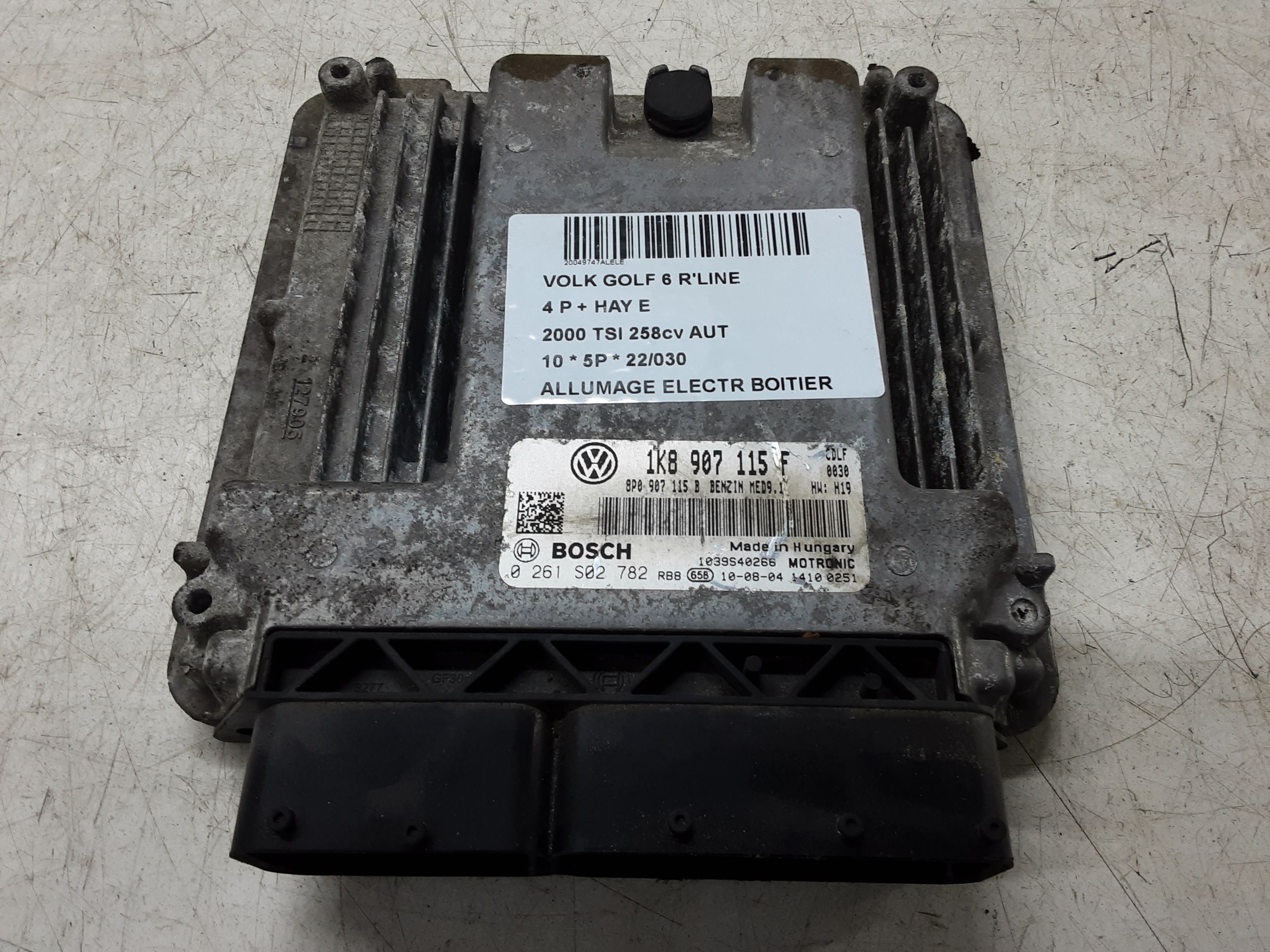 ONTSTEKINGSMODULE Vw GOLF VI 11/08 - 13