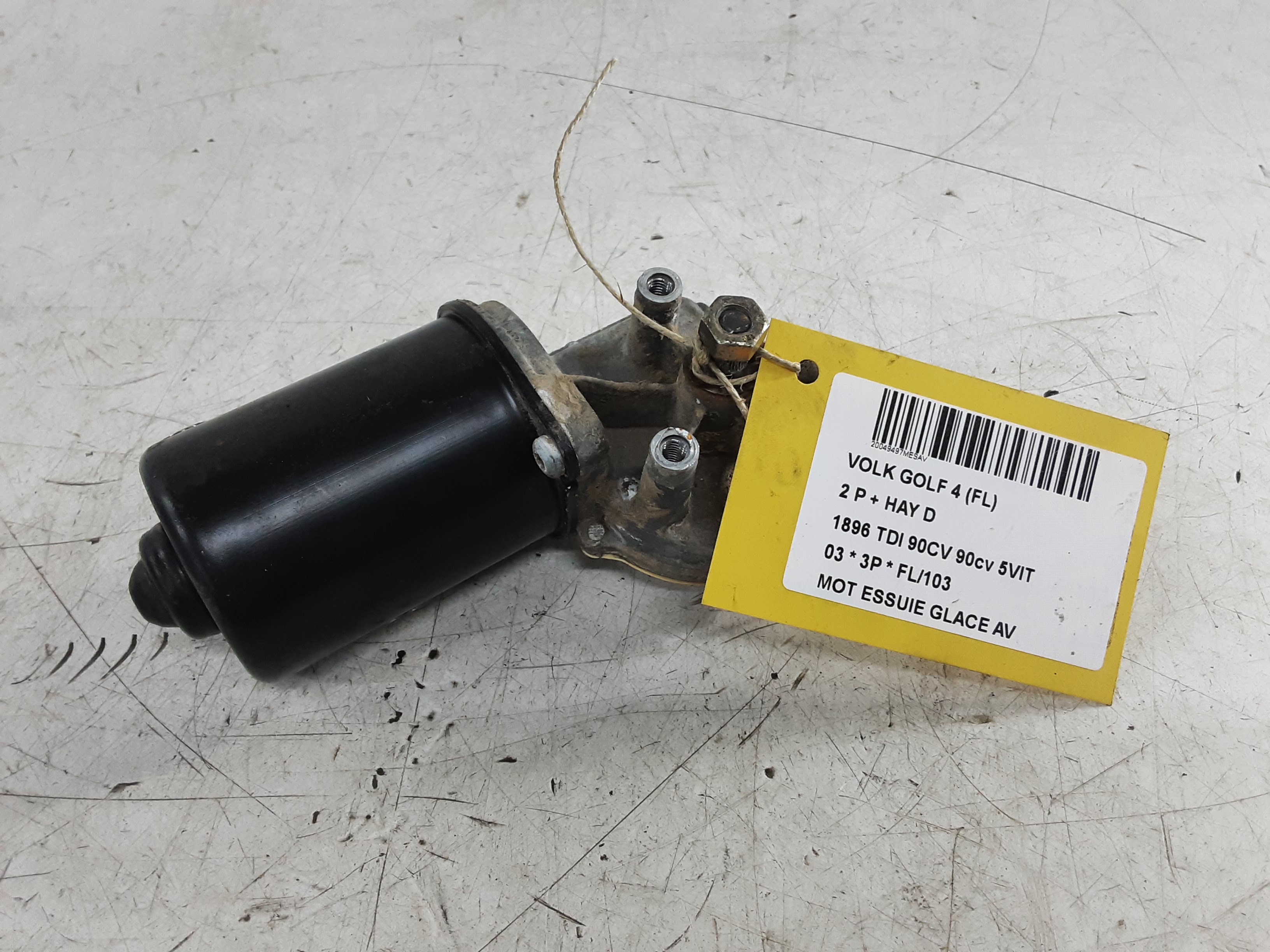 MOTOR RUITENWISSERS VOOR Vw GOLF IV 11/97 - 03