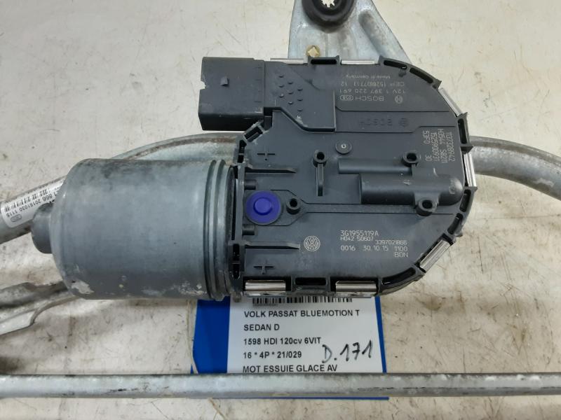 MOTEUR D'ESSUIE-GLACE AVANT Vw PASSAT 11/14 - 19