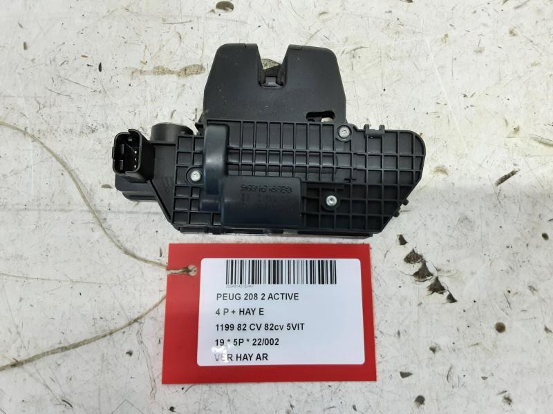 VERROUILLAGE DE HAYON ARRIERE Peugeot 208 8/15 - 20