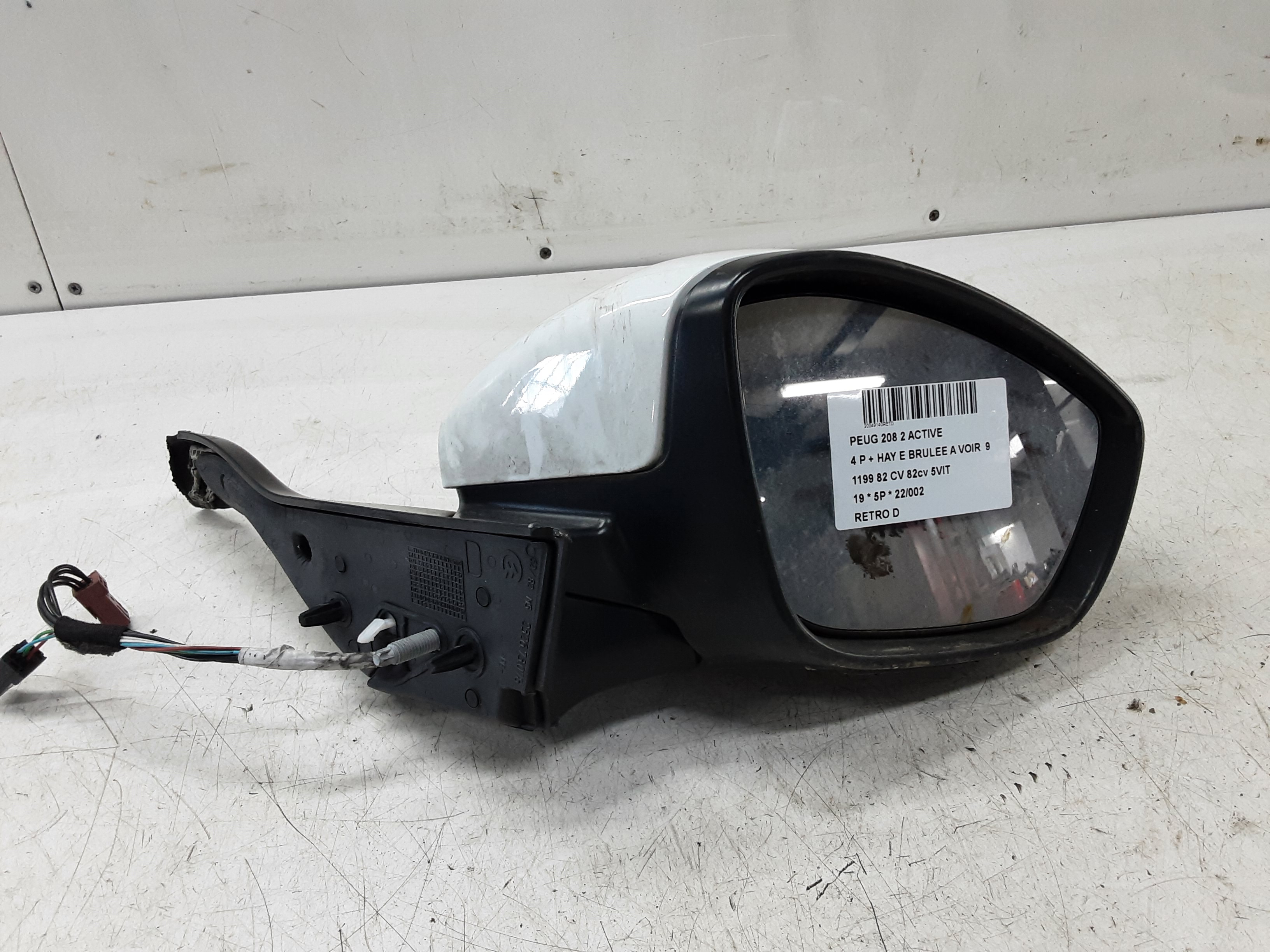 RETRO DROIT Peugeot 208 8/15 - 20