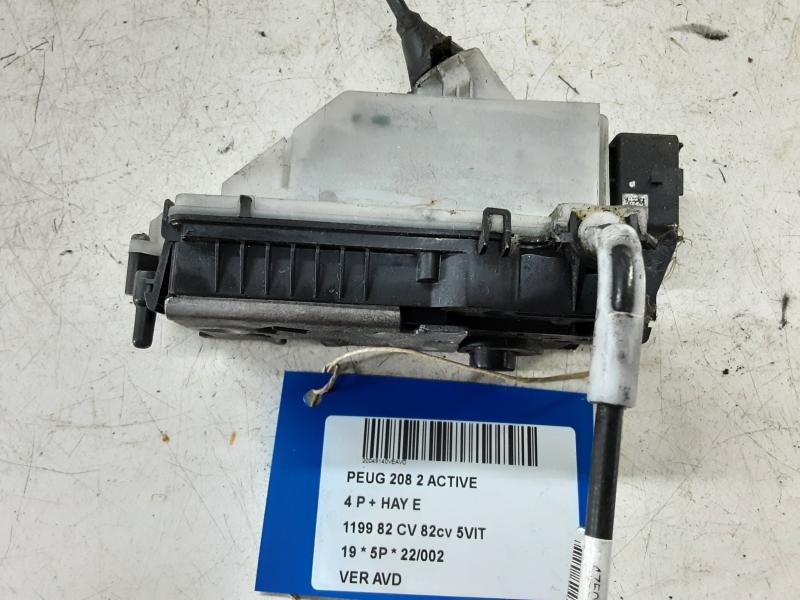 VERROUILLAGE DE PORTE AVANT DROITE Peugeot 208 8/15 - 20