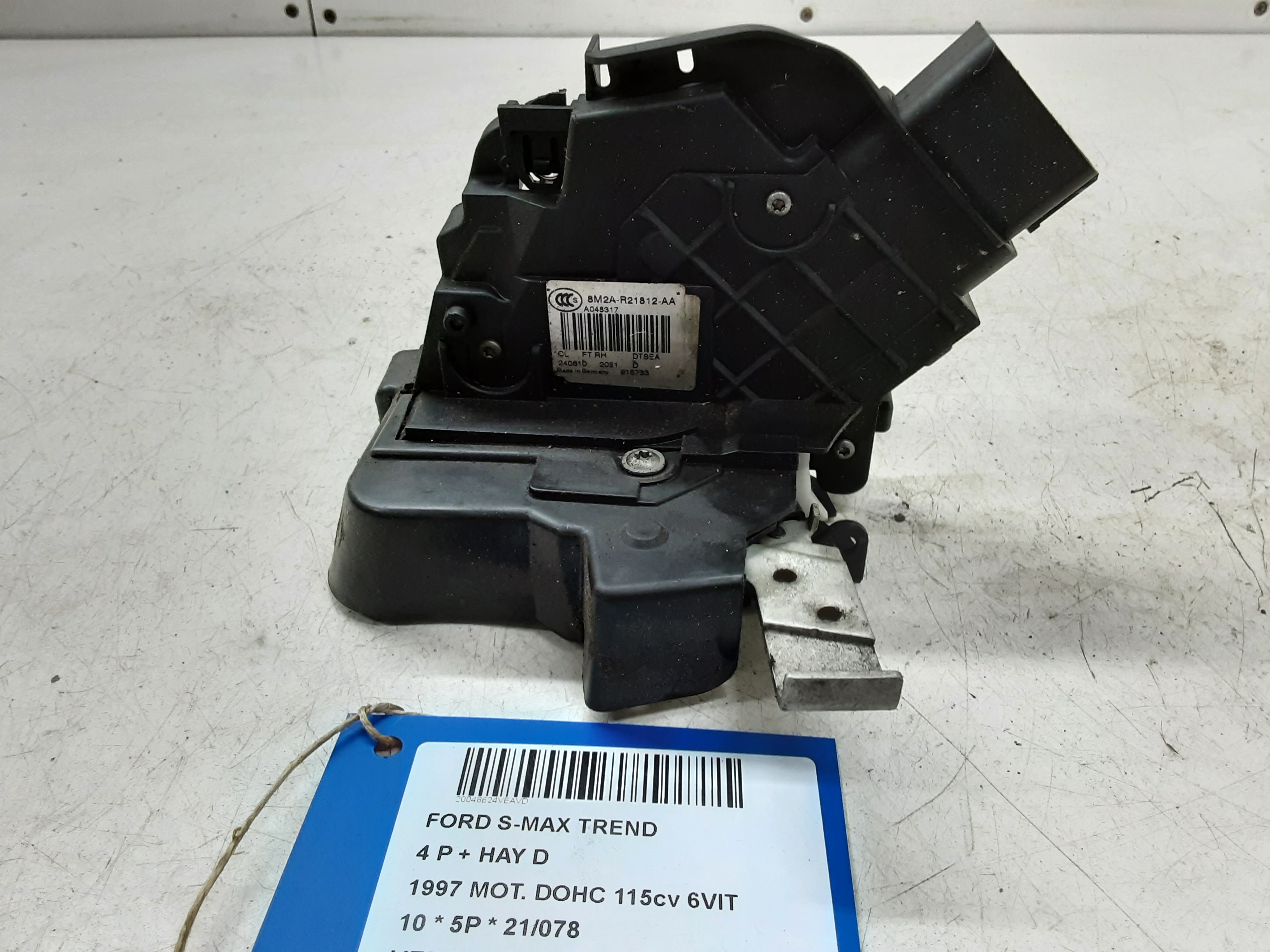 VERROUILLAGE DE PORTE AVANT DROITE Ford S-MAX 5/06 - 15