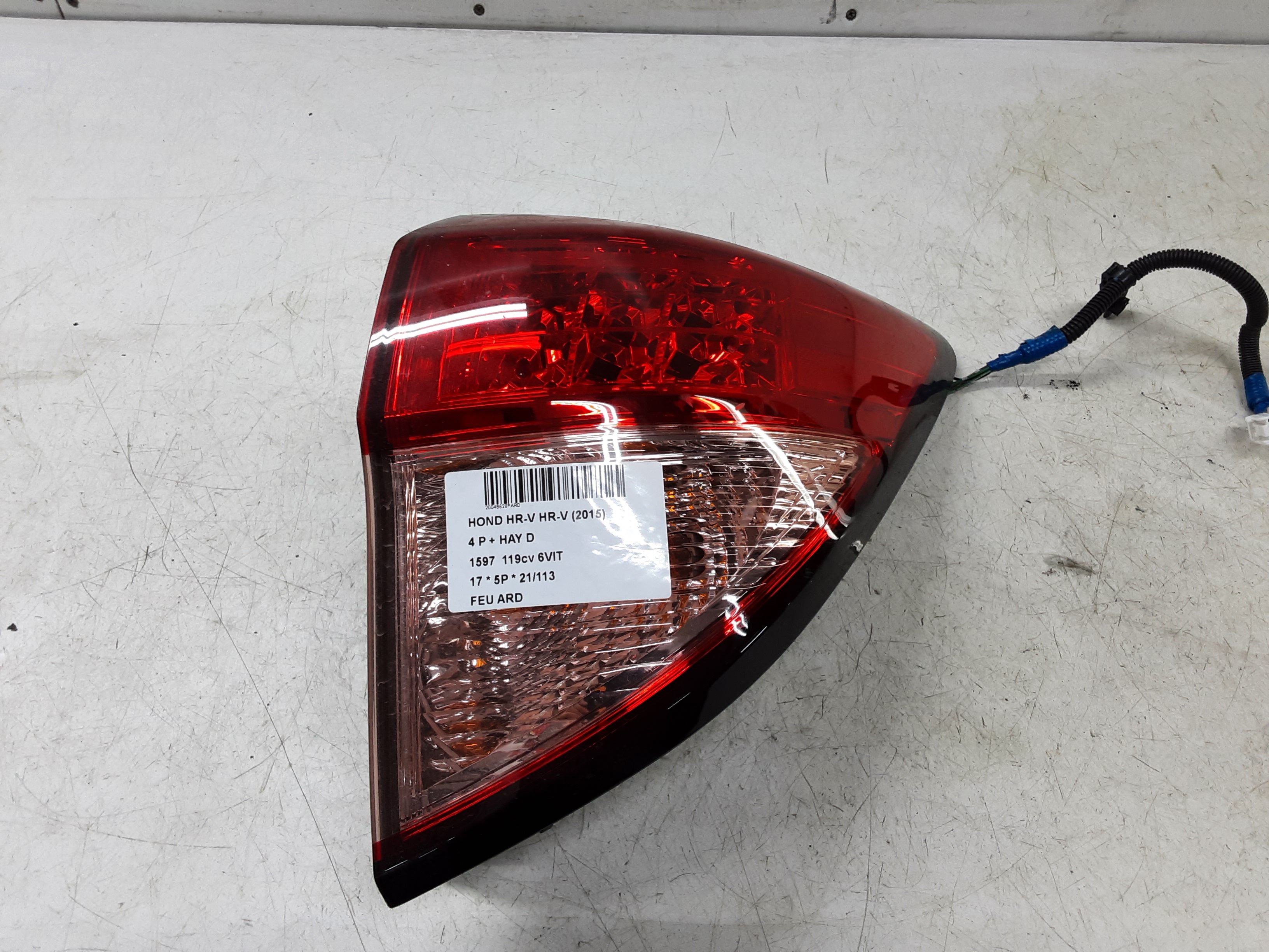 ACHTERLICHT RECHTS Honda HRV 9/15 - 10/18