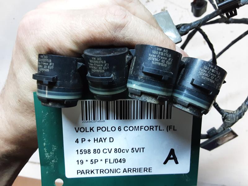 PARKEERSENSOREN ACHTER Vw POLO (AW/BZ) 10/17 - 9/21