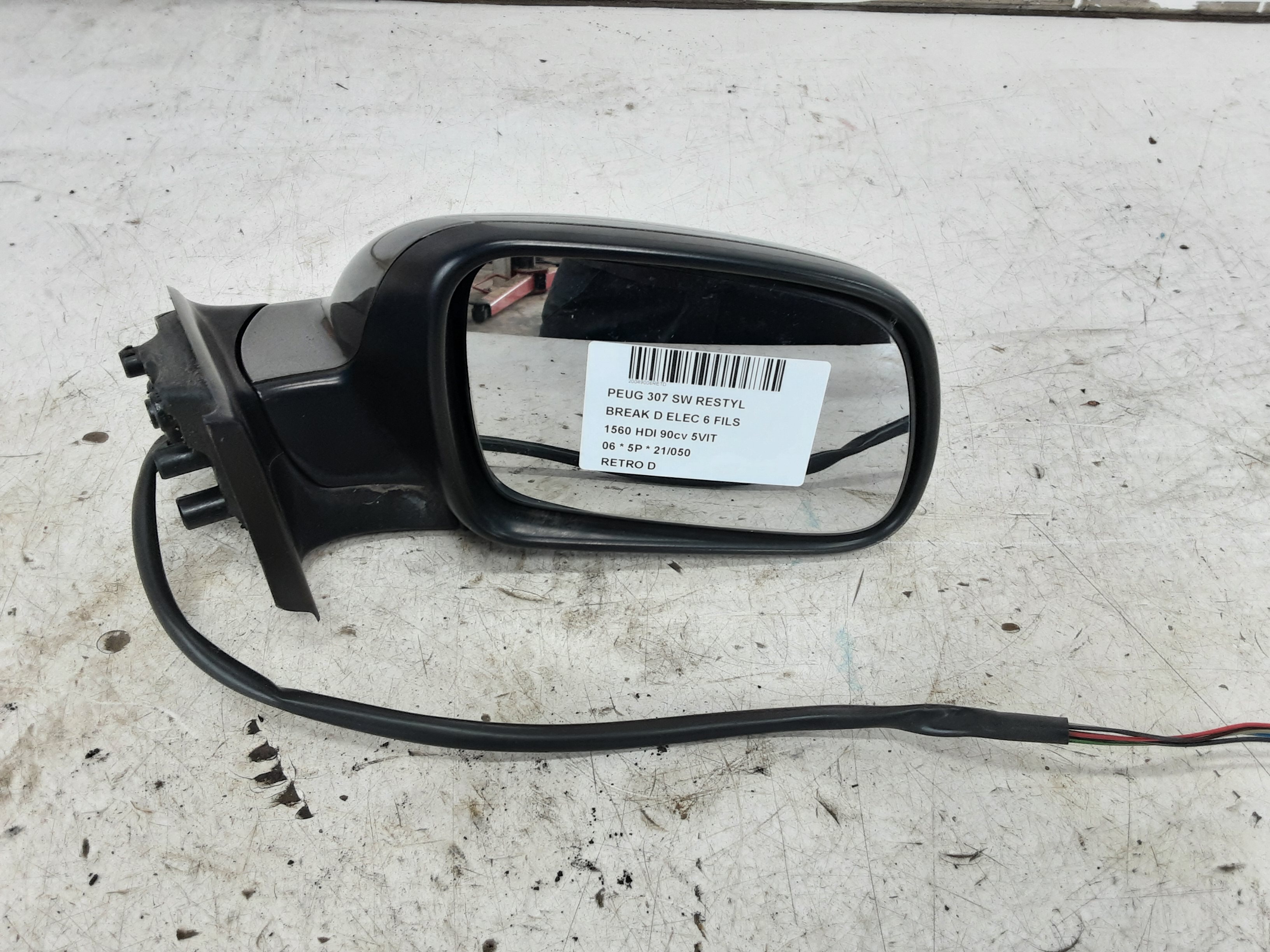 BUITENSPIEGEL RECHTS Peugeot 307 7/05 - 08