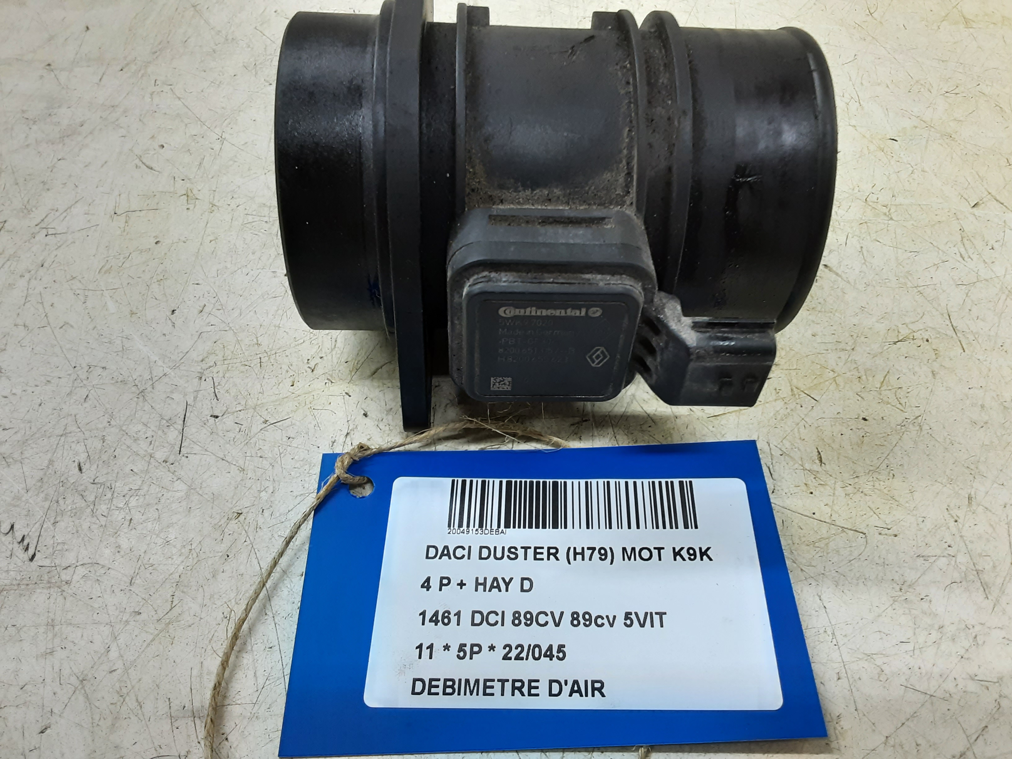 DEBIMETRE D&#039;AIR Dacia DUSTER 4/10 - 18