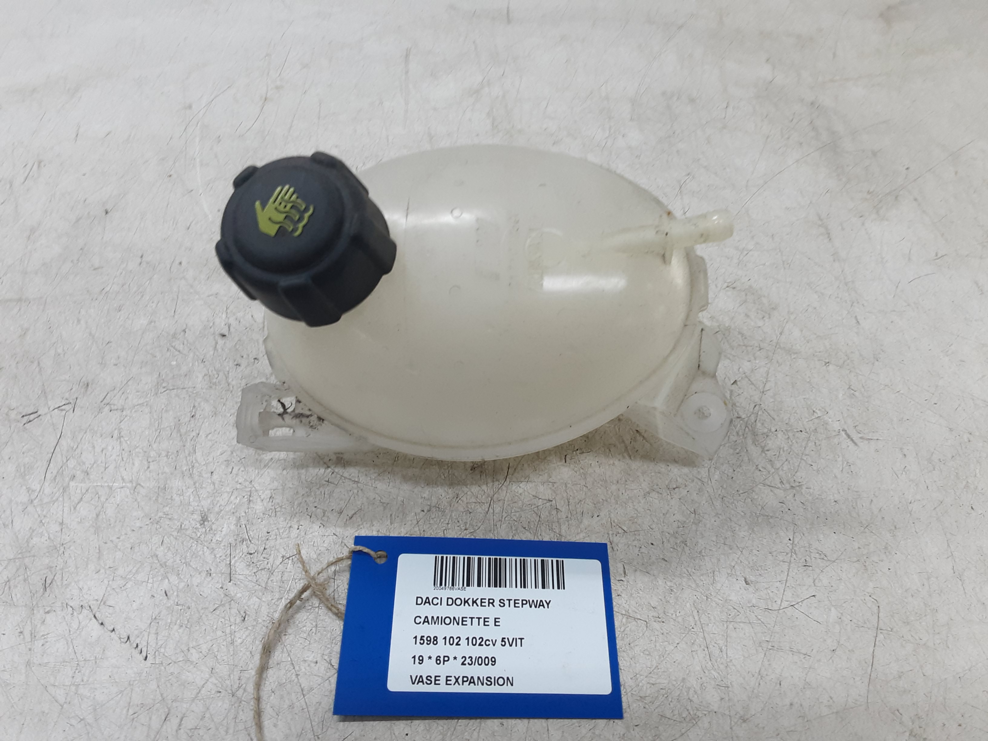 VASE D&#039;EXPANSION Dacia DOKKER 3/12+
