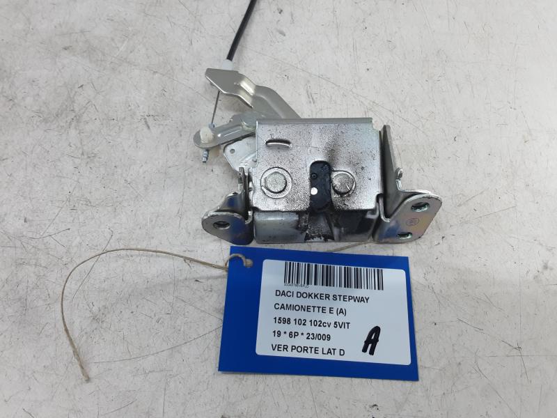 VERGRENDELING SCHUIFDEUR RECHTS Dacia DOKKER 3/12+