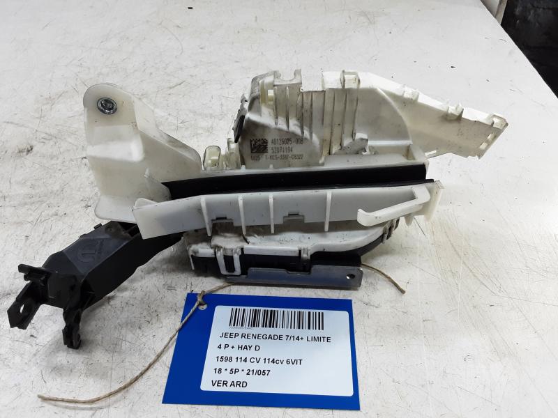 VERROUILLAGE DE PORTE ARRIERE DROITE Jeep RENEGADE (1) 7/14 - 9/2018