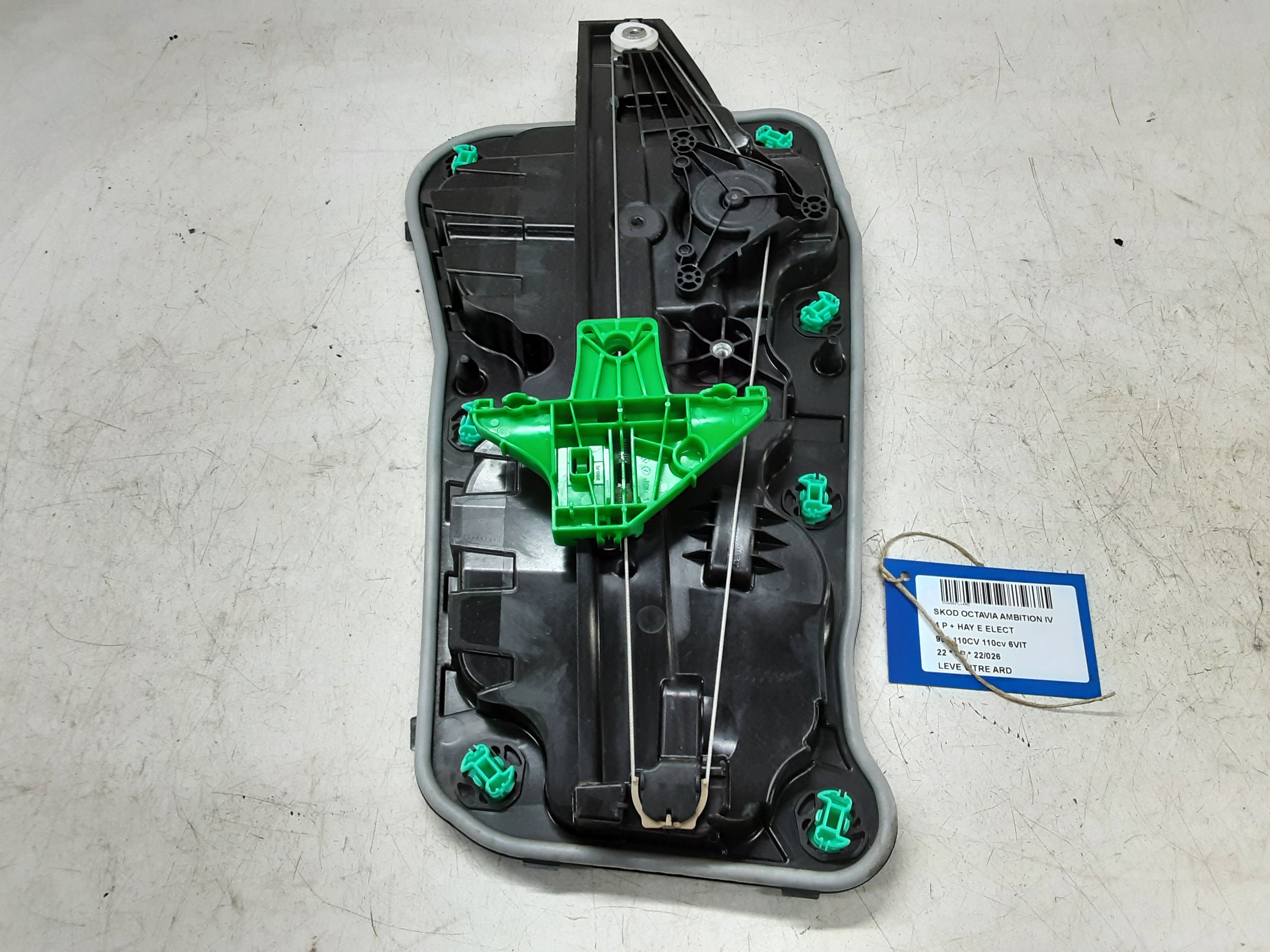 RUITMECHANISME ACHTER RECHTS Skoda OCTAVIA (NX) 6/20+