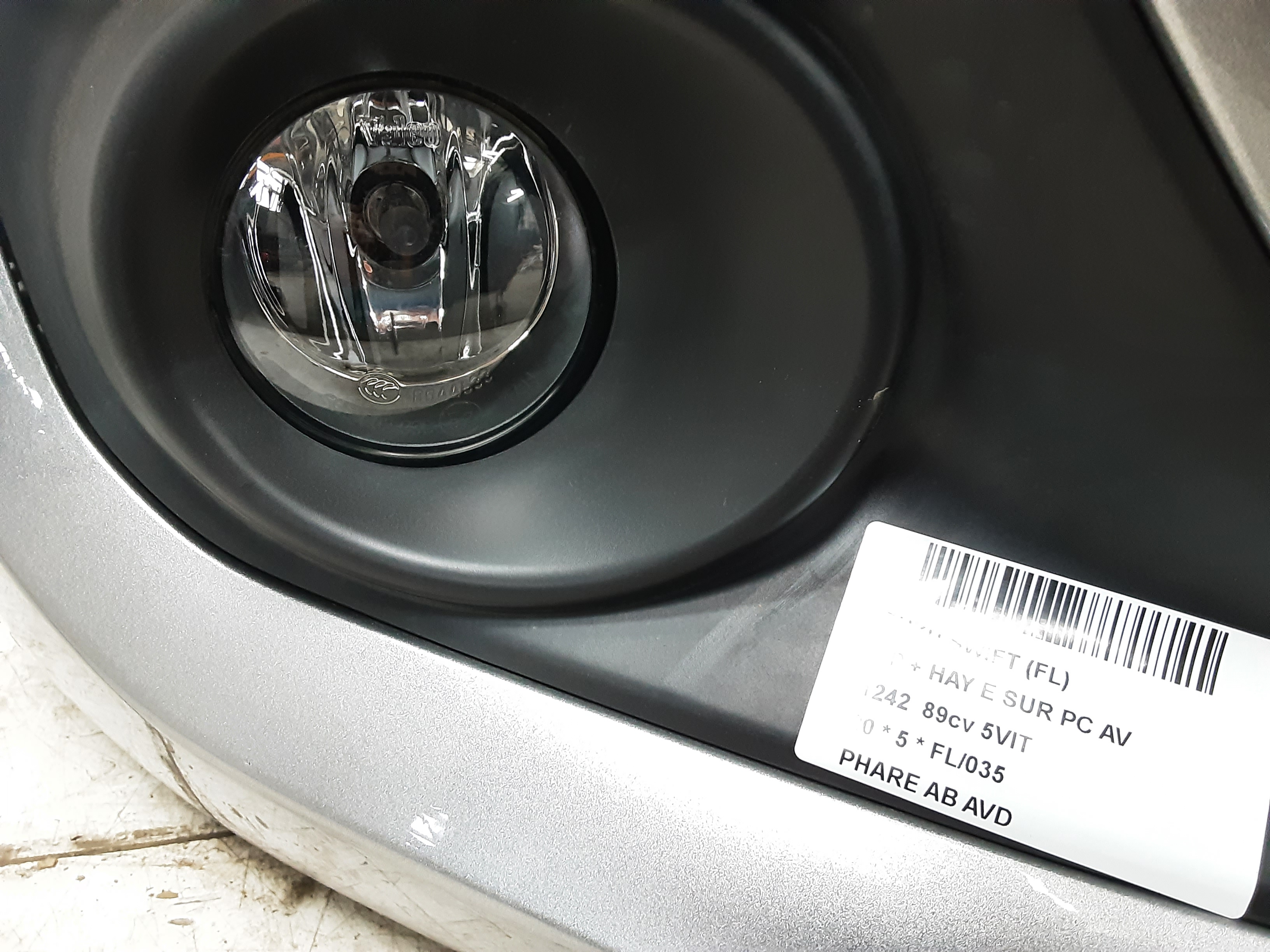 MISTLICHT VOOR RECHTS Suzuki SWIFT 4/17+