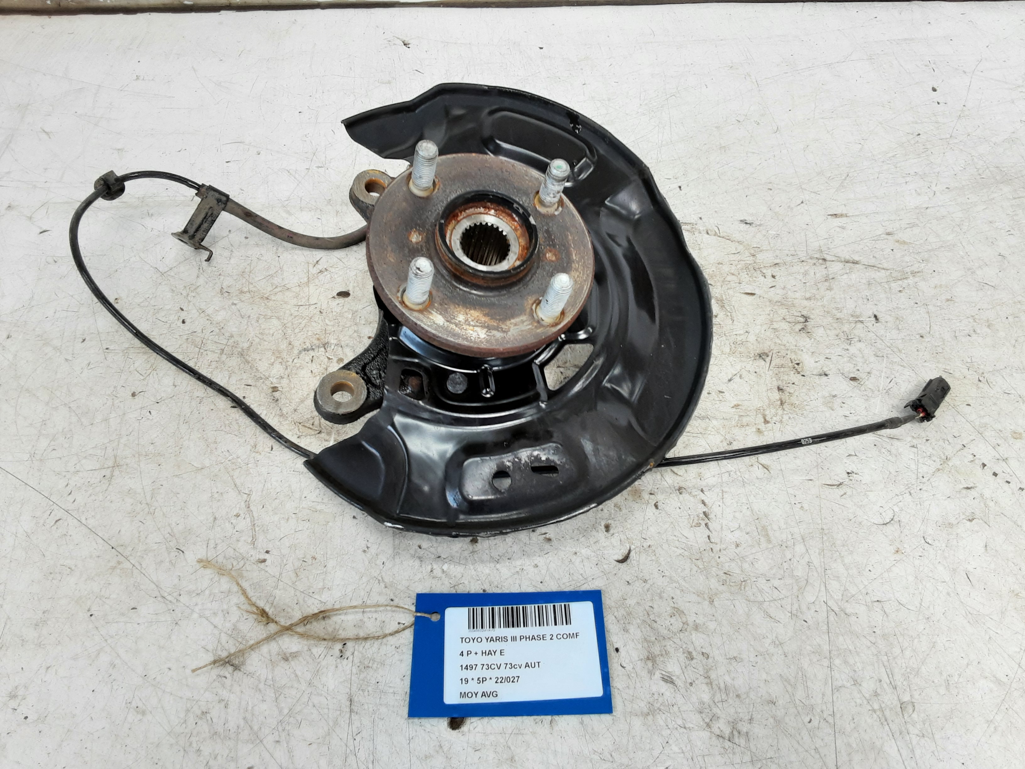 WIELNAAF VOOR LINKS Toyota YARIS (5) 9/14 - 2/20 WIELNAAF VOOR LINKS Toyota YARIS (5) 9/14 - 2/20