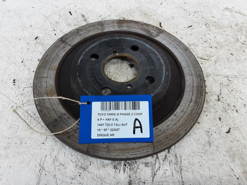 REMSCHIJF ACHTER Toyota YARIS (5) 9/14 - 2/20