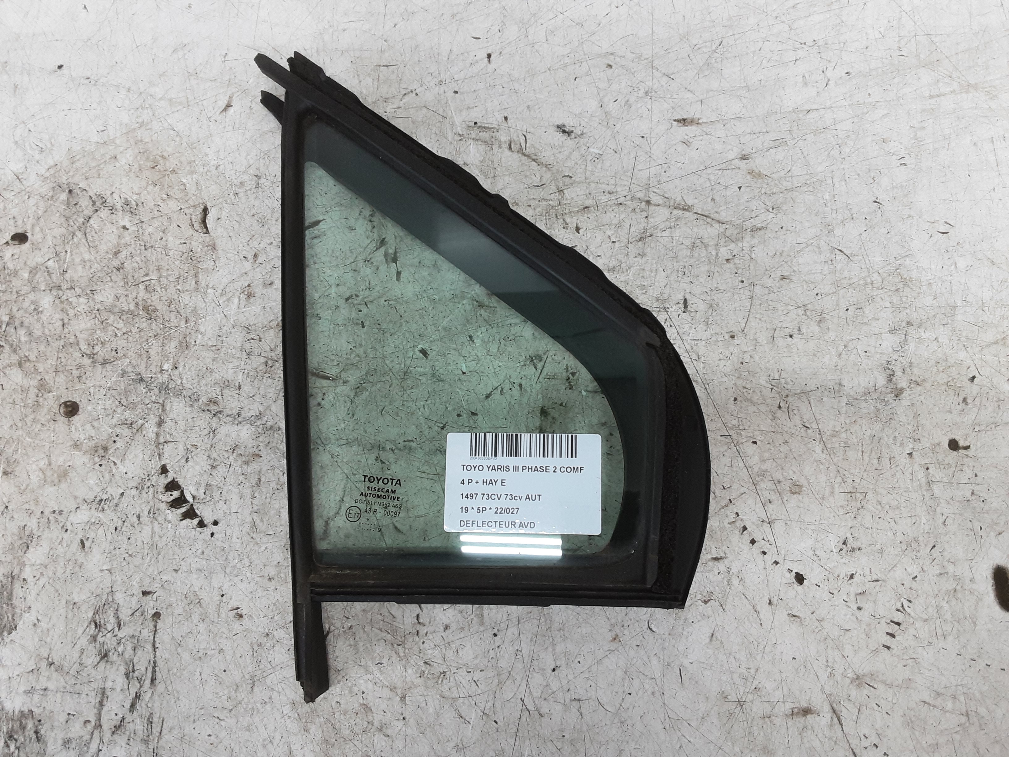 DEFLECTEUR AVANT DROIT Toyota YARIS (5) 9/14 - 2/20