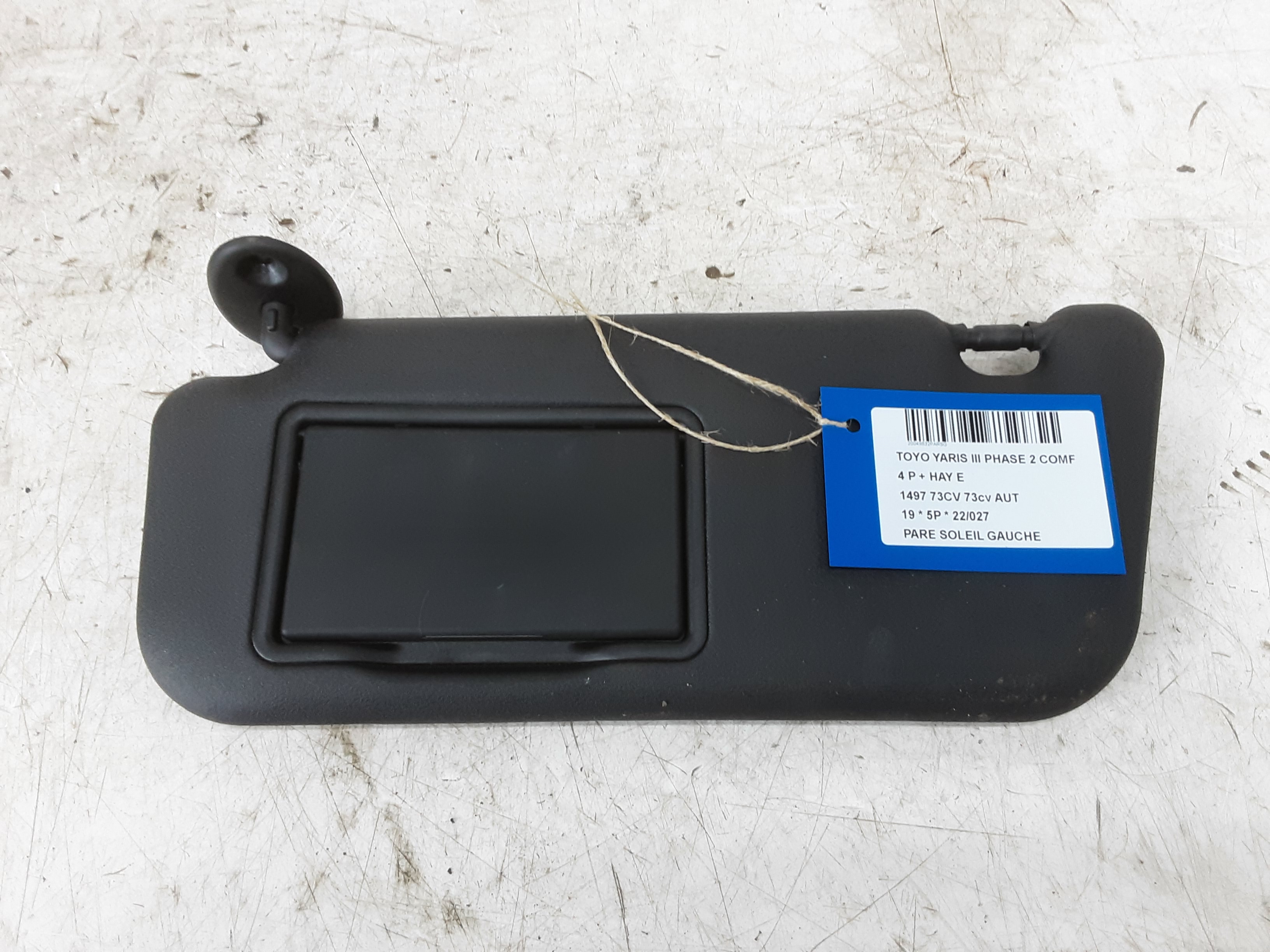 PARE-SOLEIL GAUCHE Toyota YARIS (5) 9/14 - 2/20