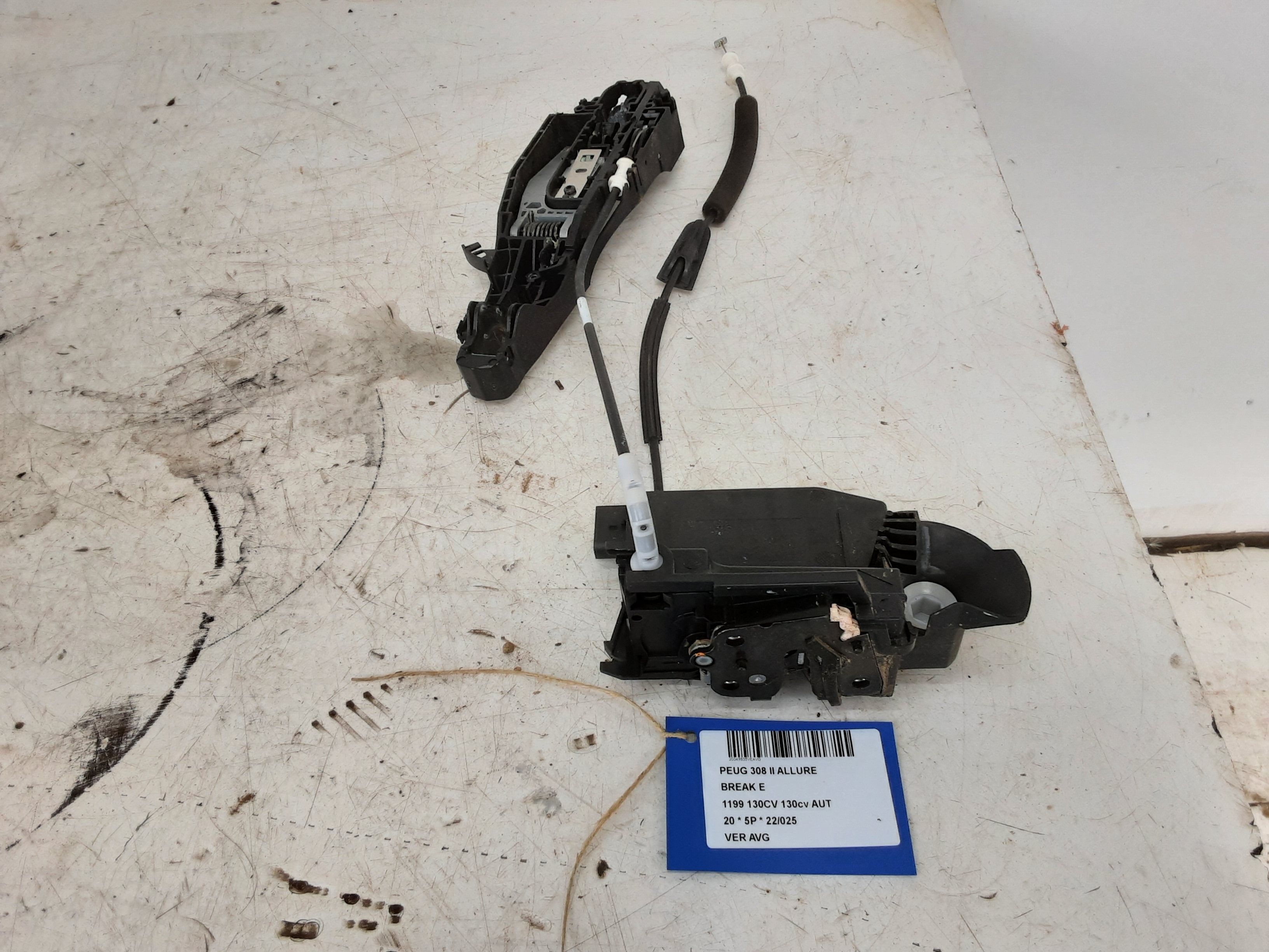 VERGRENDELING VOOR LINKS Peugeot 308 (2) 9/13-6/17