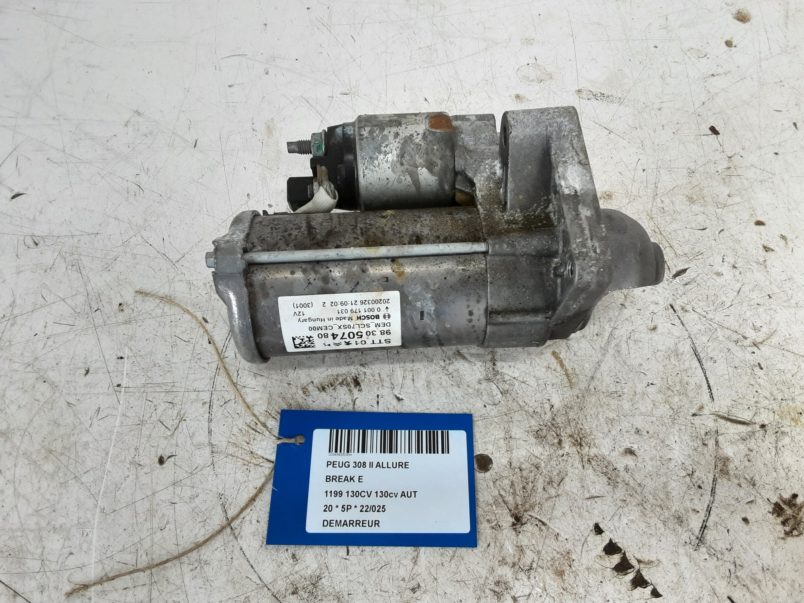 STARTMOTOR Peugeot 308 (2) 9/13-6/17