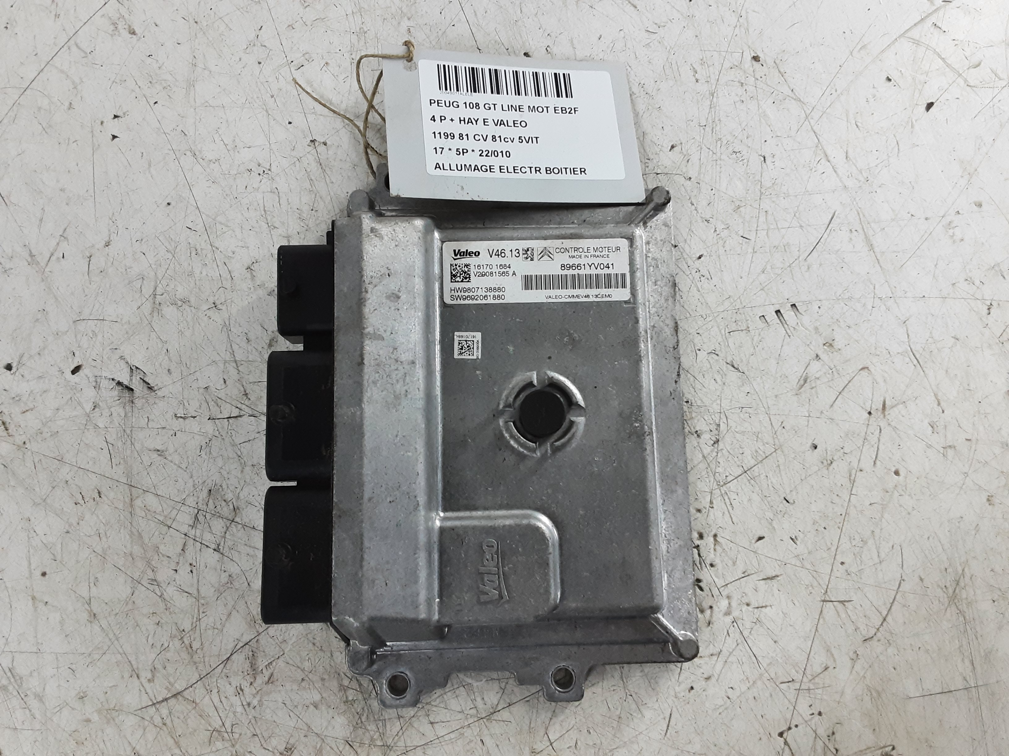 ONTSTEKINGSMODULE Peugeot 108 5/14+