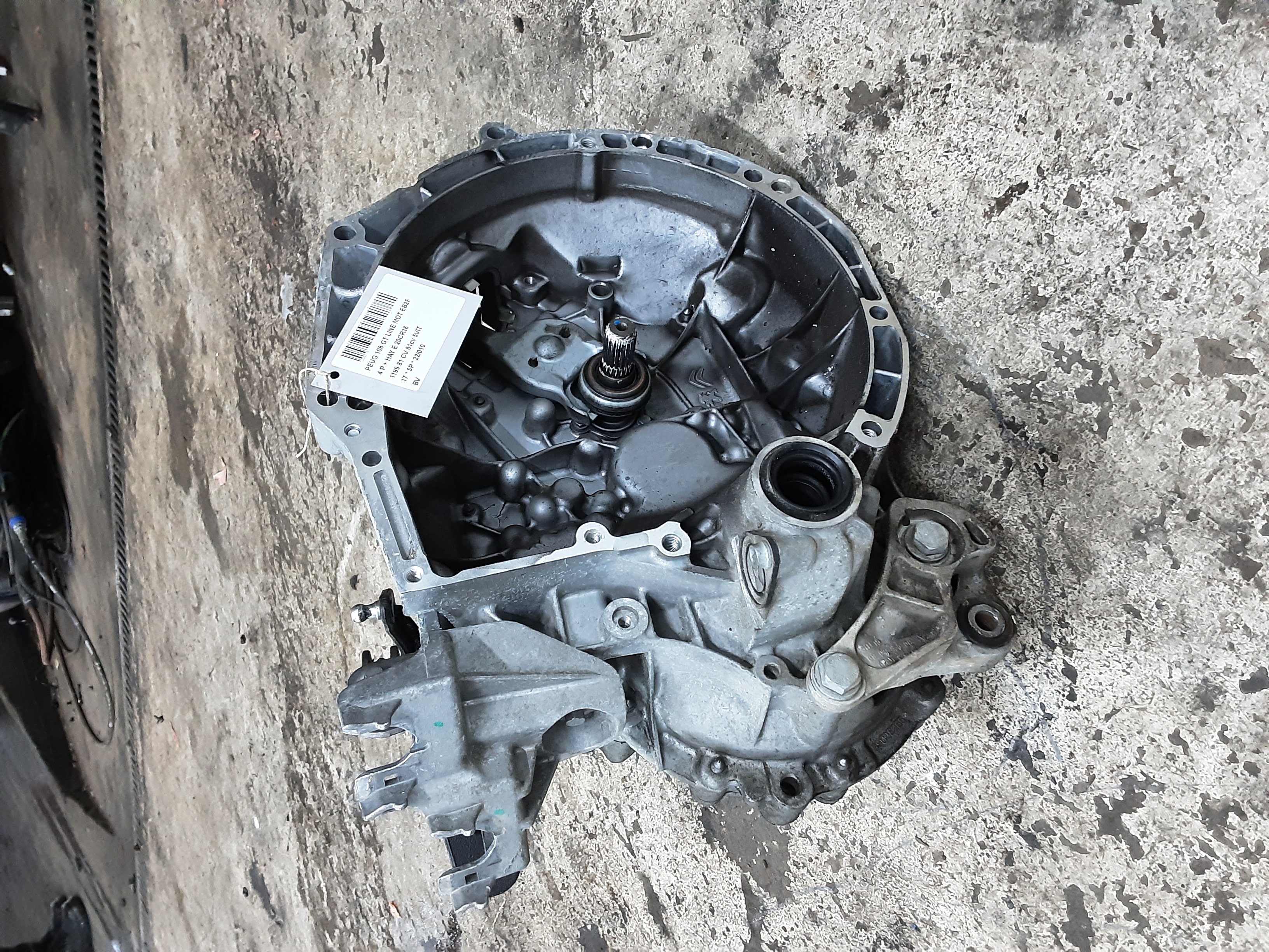 VERSNELLINGSBAK Peugeot 108 5/14+