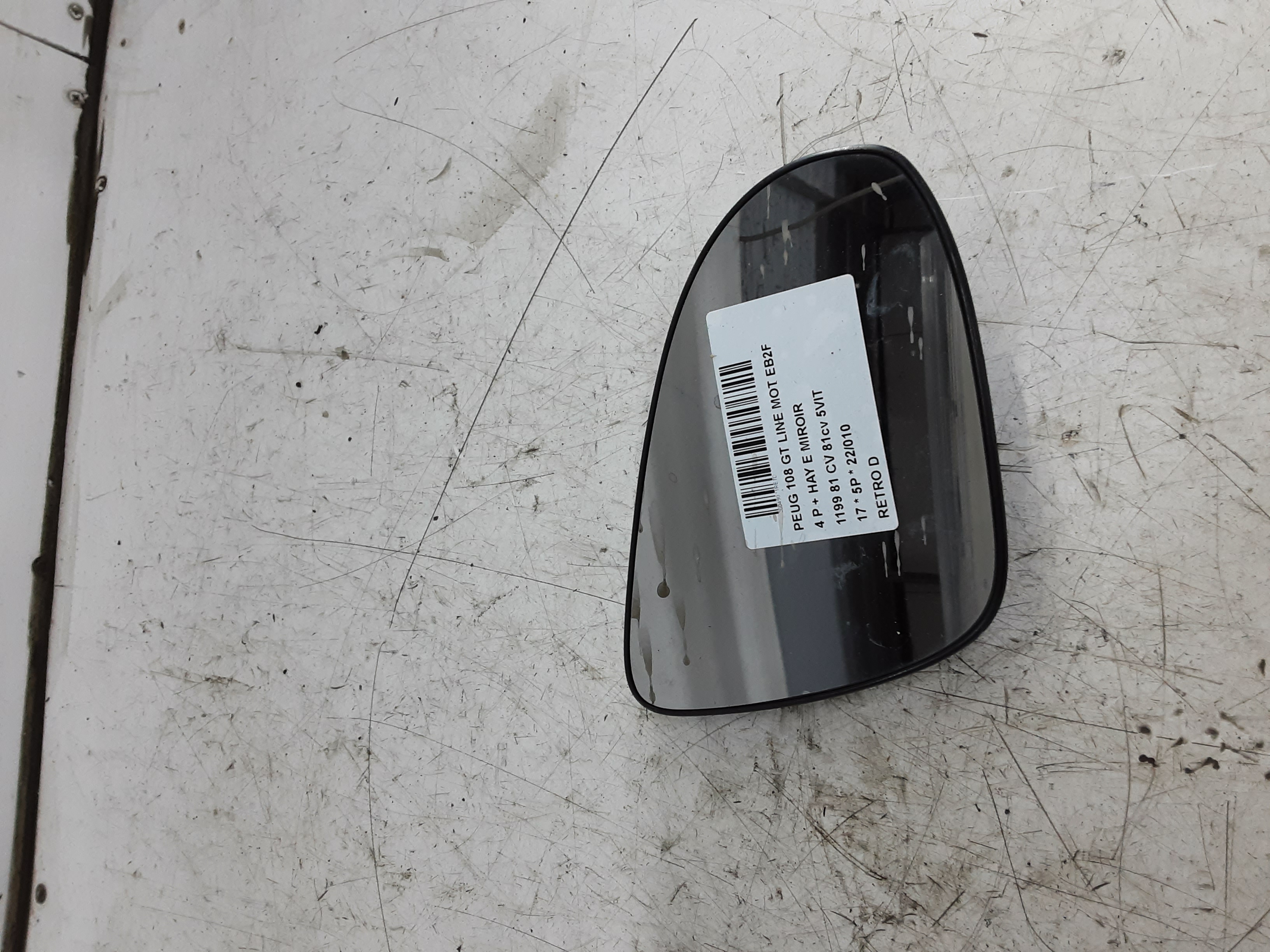 BUITENSPIEGEL RECHTS Peugeot 108 5/14+