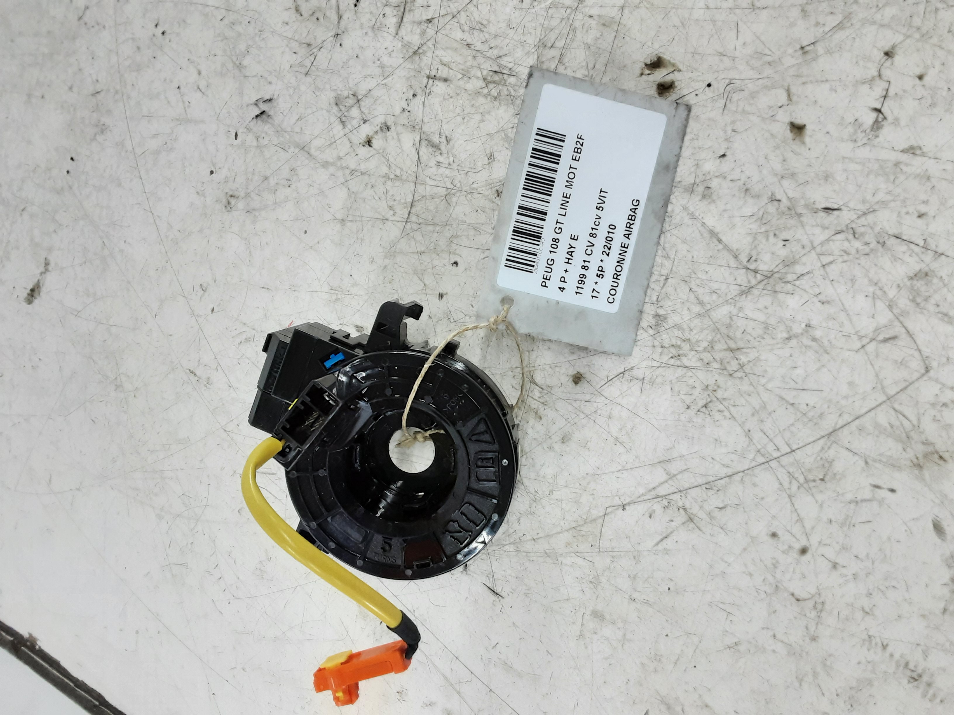 AIRBAGRING Peugeot 108 5/14+