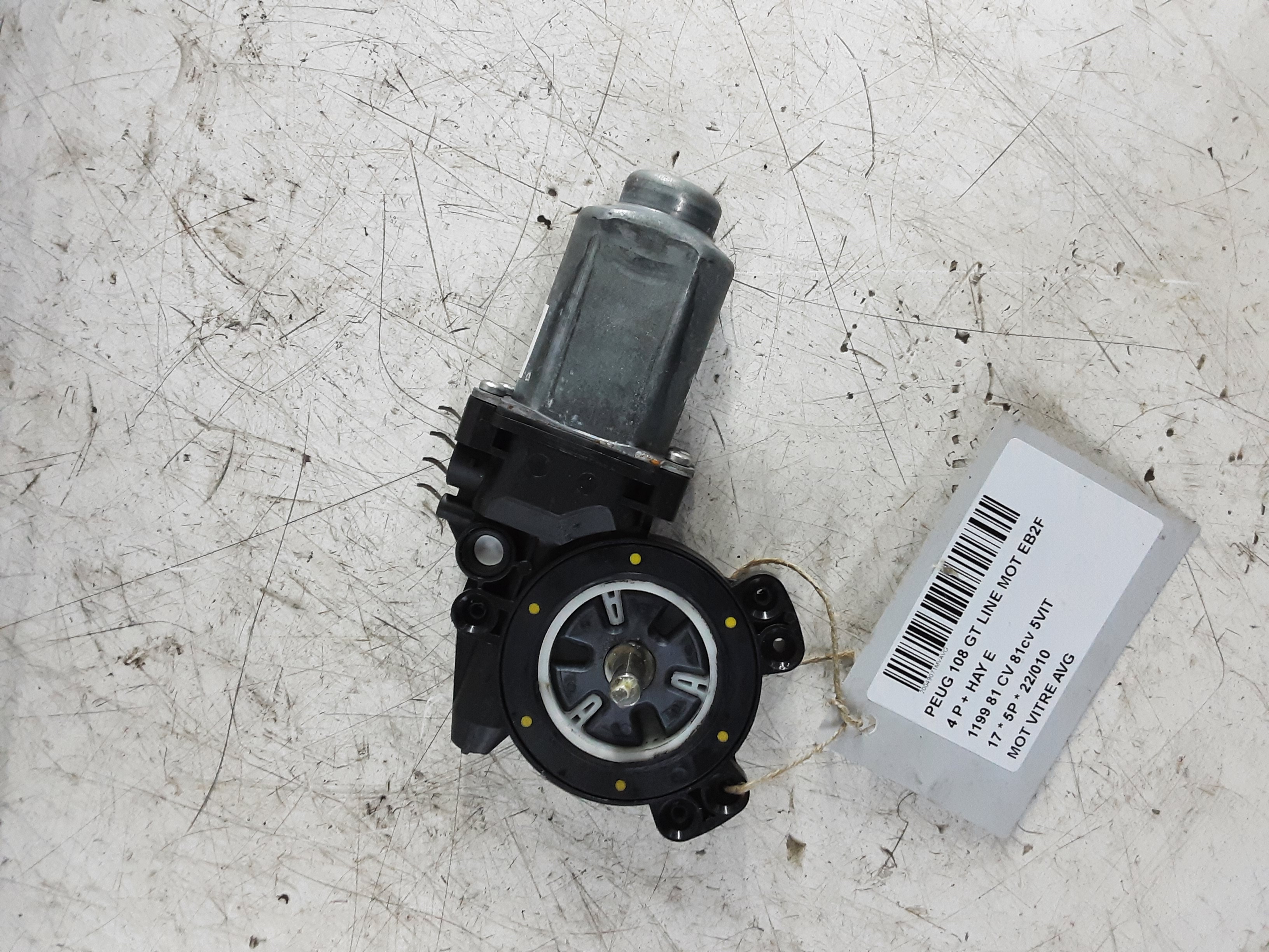 MOTOR RUITMECHANISME VOOR LINKS Peugeot 108 5/14+