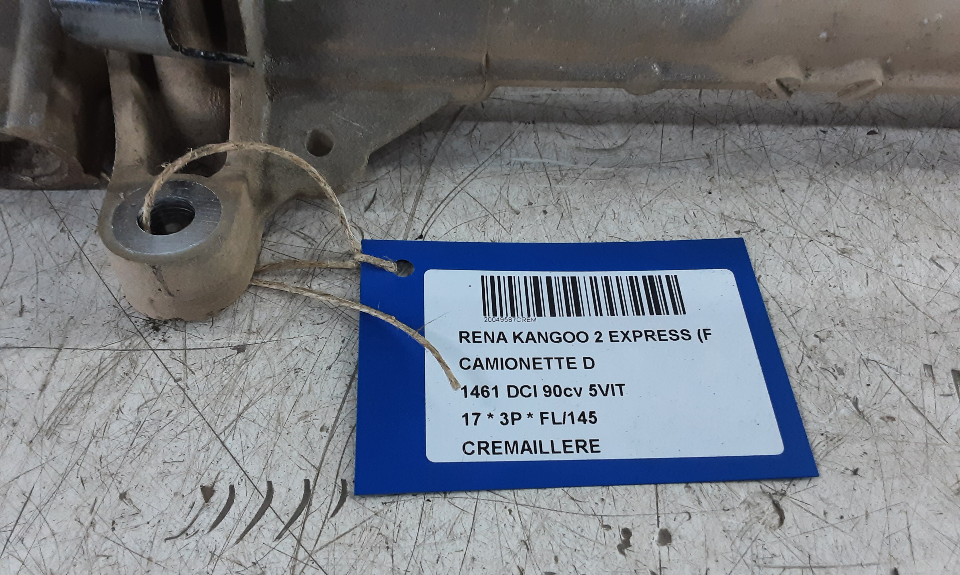 CREMAILLERE Renault KANGOO 6/13- 7/21