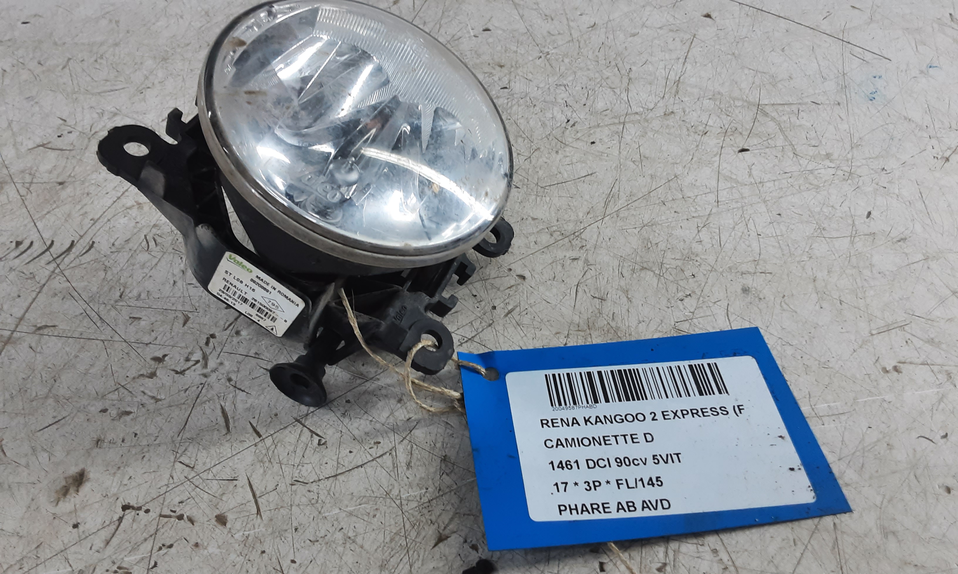 MISTLICHT VOOR RECHTS Renault KANGOO 6/13- 7/21