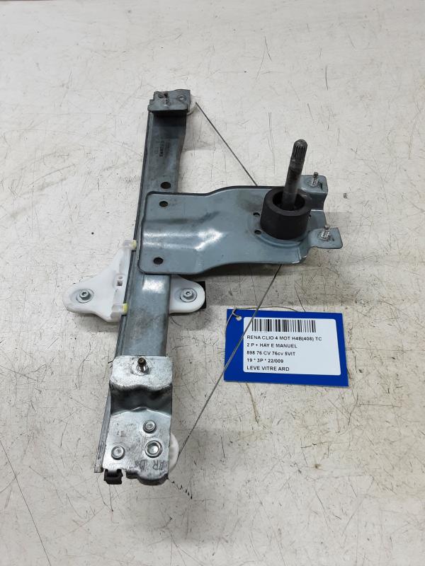 RUITMECHANISME ACHTER RECHTS Renault CLIO IV 7/16 - 20 FaceLift
