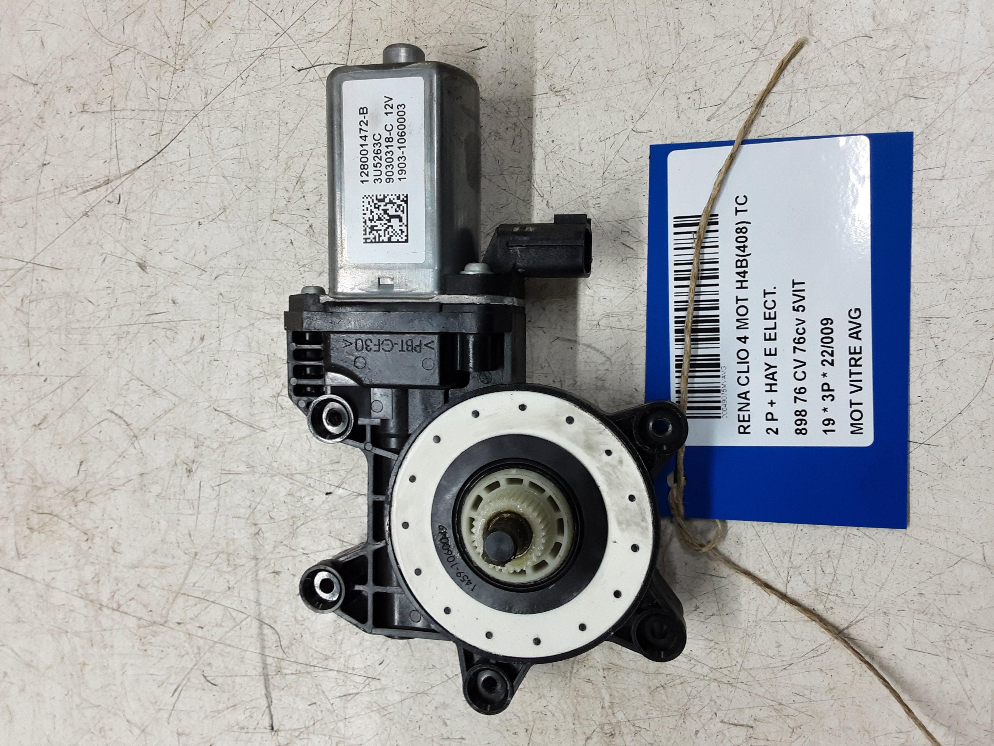 MOTOR RUITMECHANISME VOOR LINKS Renault CLIO IV 7/16 - 20 FaceLift