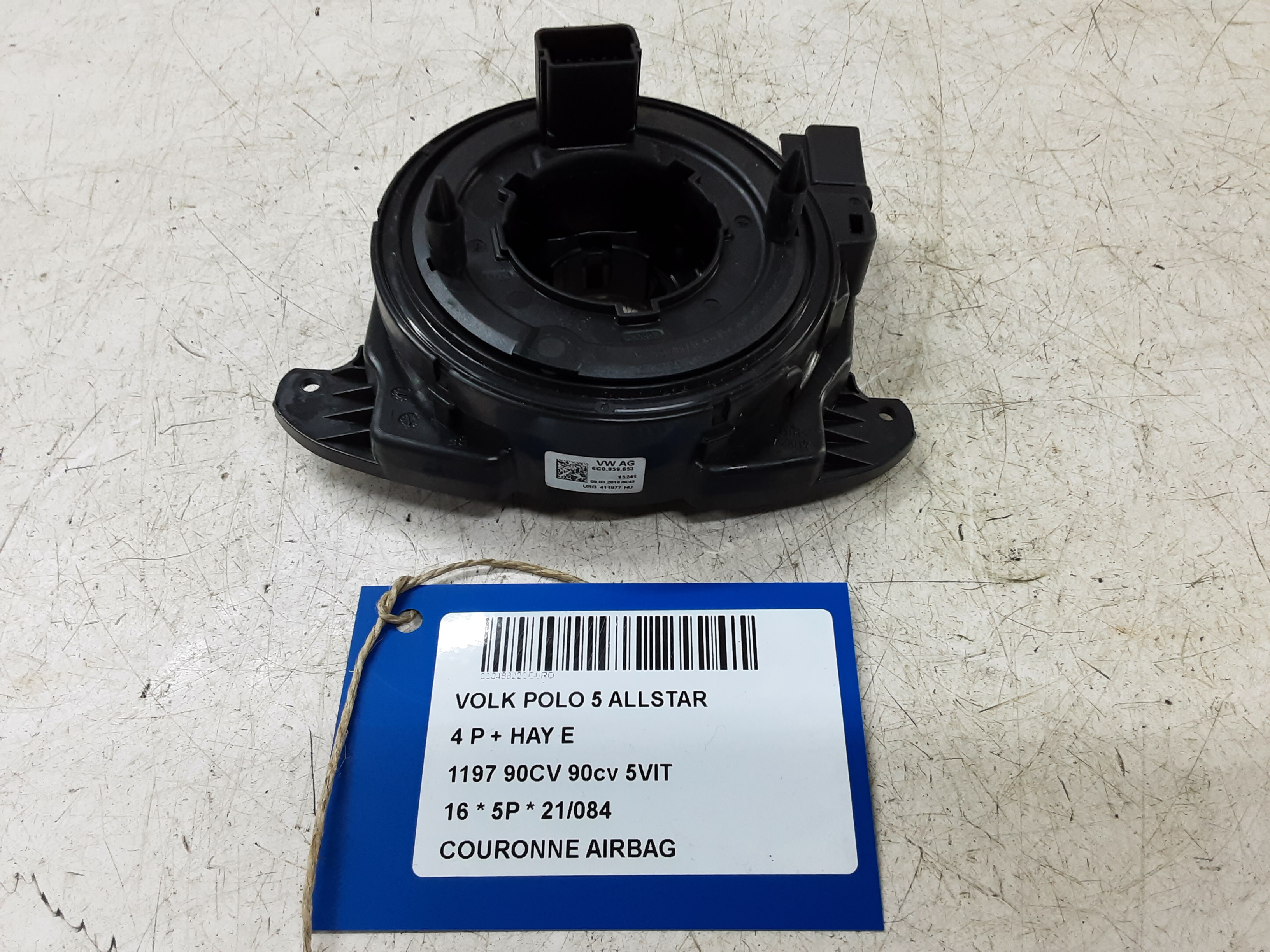COURONNE D&#039;AIRBAG Vw POLO (6R) FaceLift 5/14 - 17