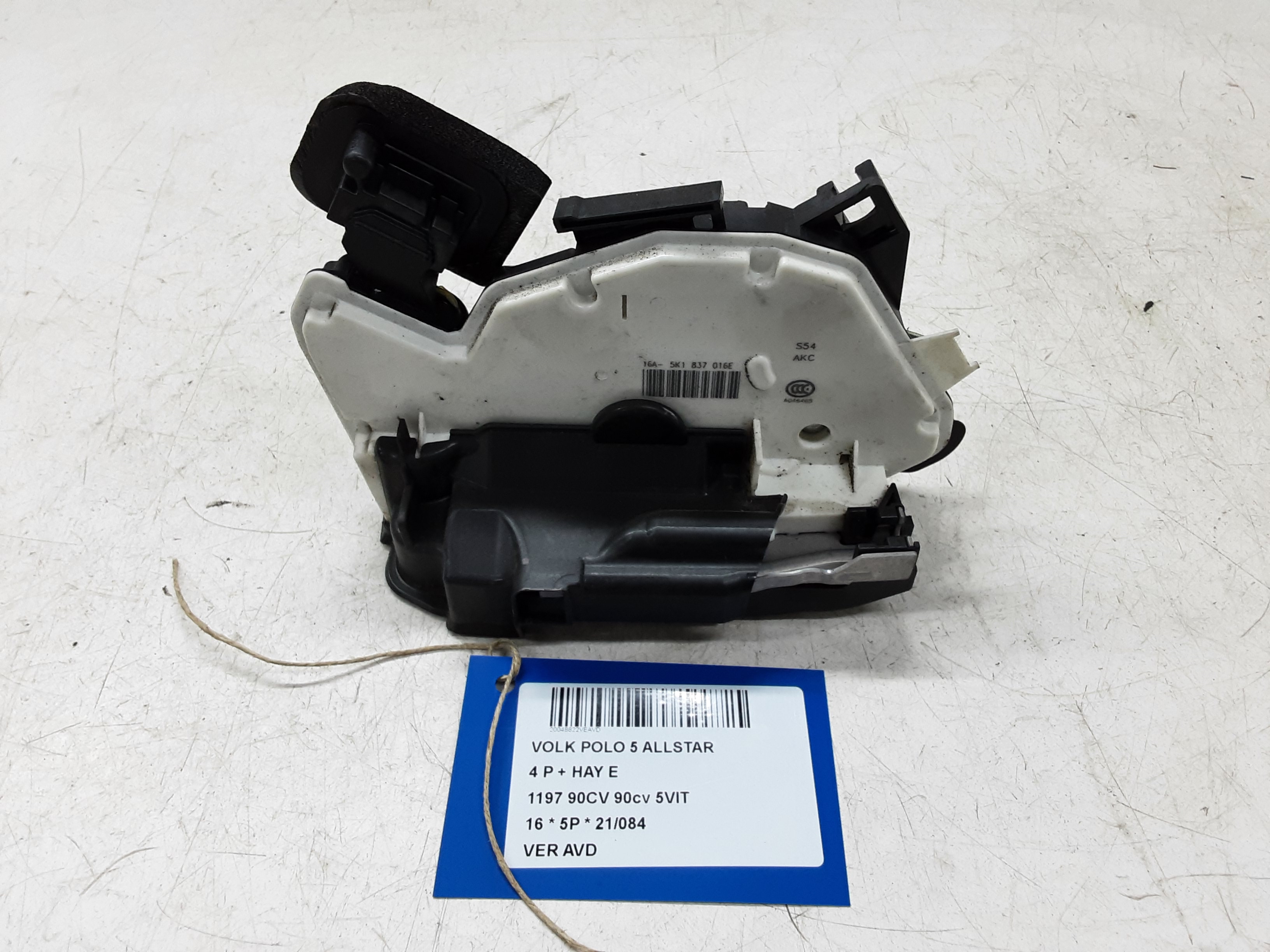 VERROUILLAGE DE PORTE AVANT DROITE Vw POLO (6R) FaceLift 5/14 - 17