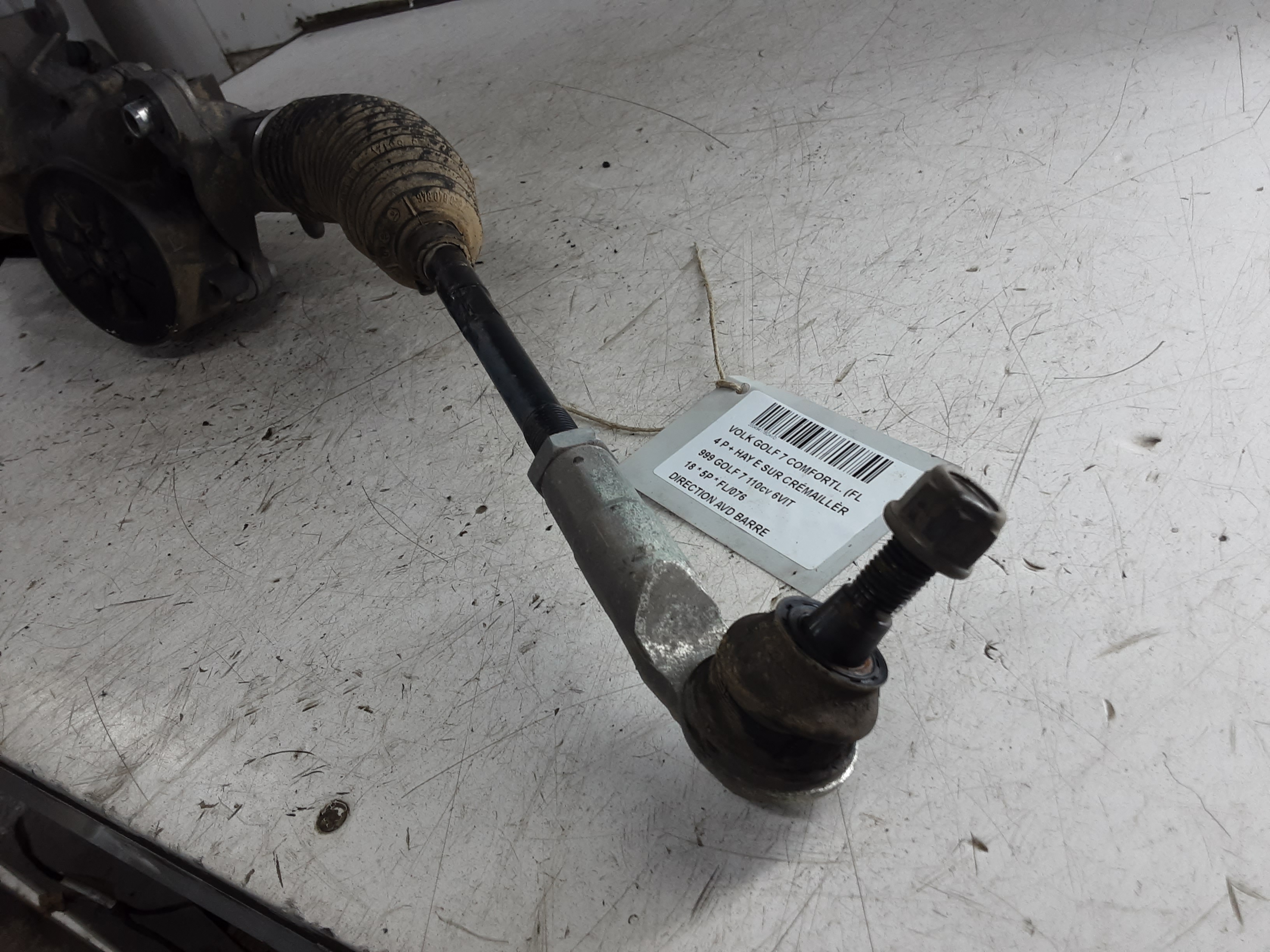 SPOORSTANG LINKS VOOR Vw Golf