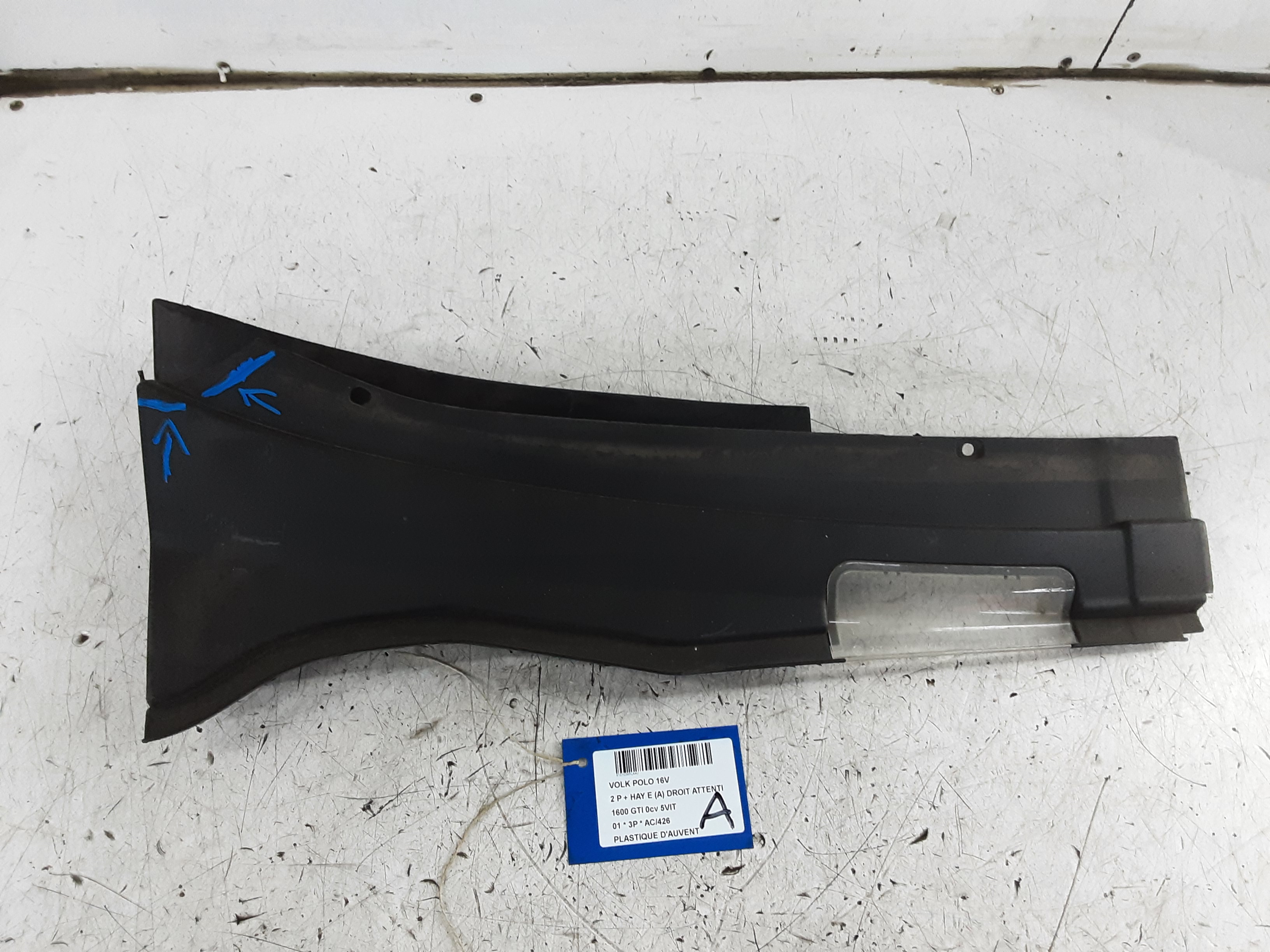 PLASTIEK WINDSCHERM Vw Polo